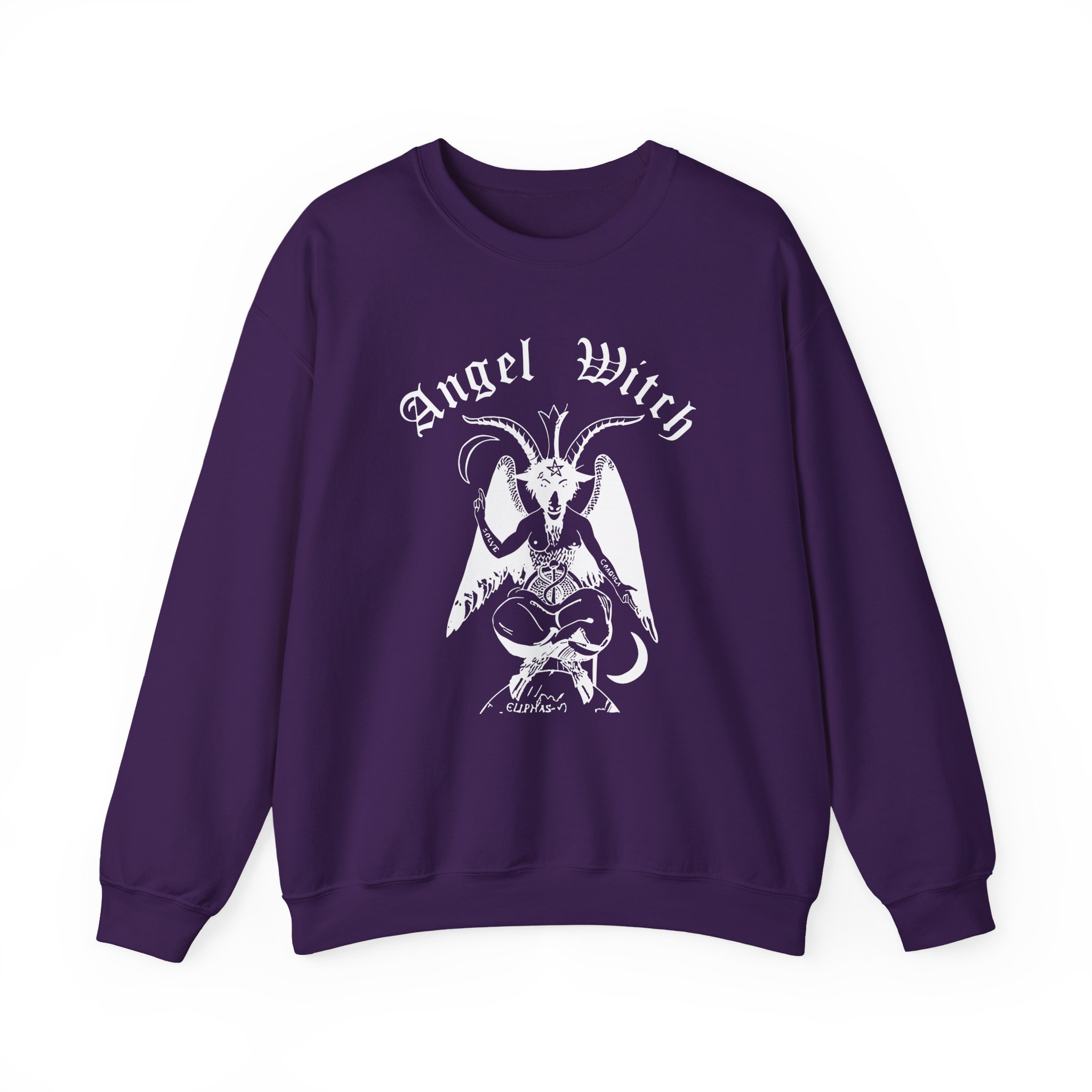 Angel Witch Baphomet Unisex Heavy Blendâ„¢ Crewneck Sweatshirt