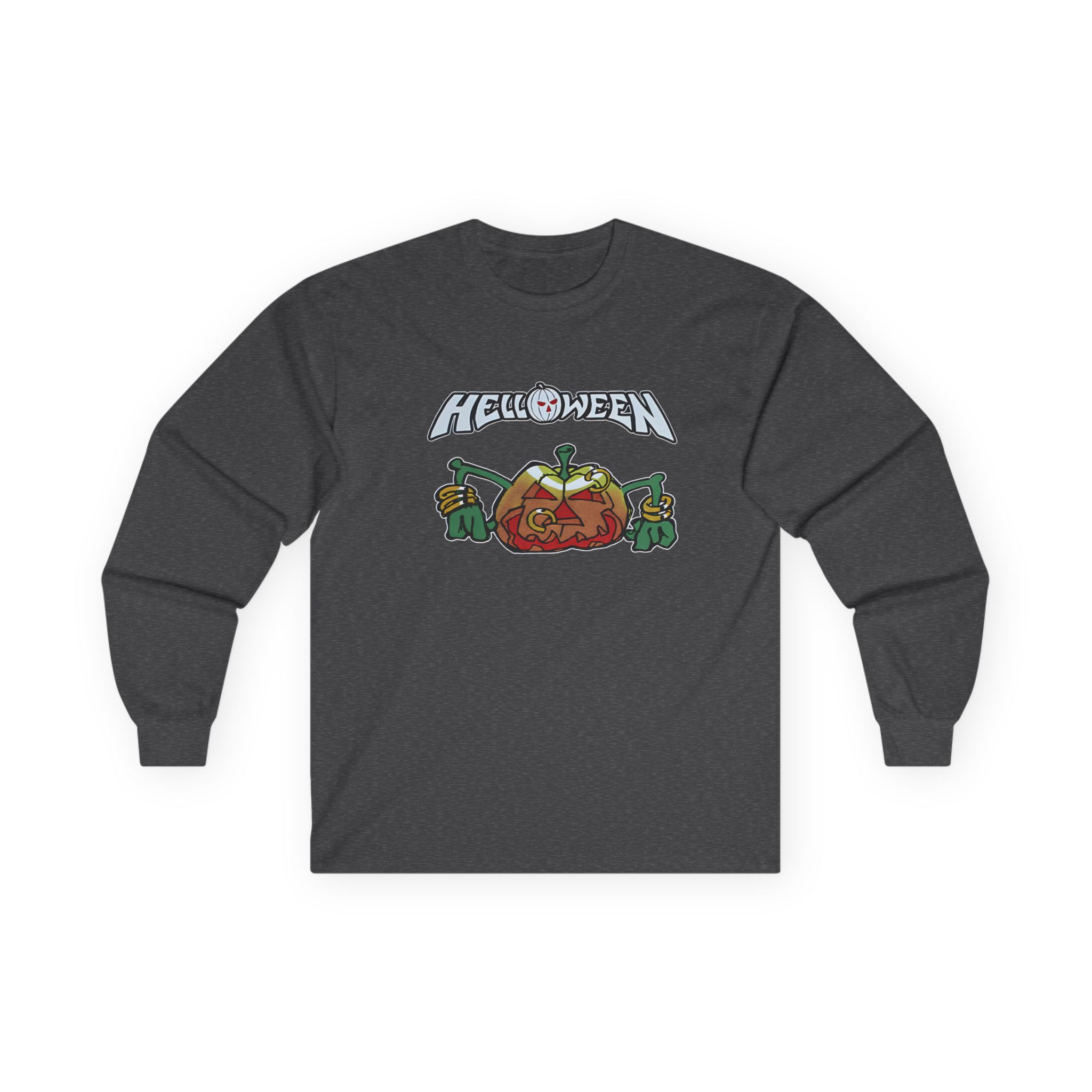 Helloween Rings Pumpkin Unisex Ultra Cotton Long Sleeve Tee