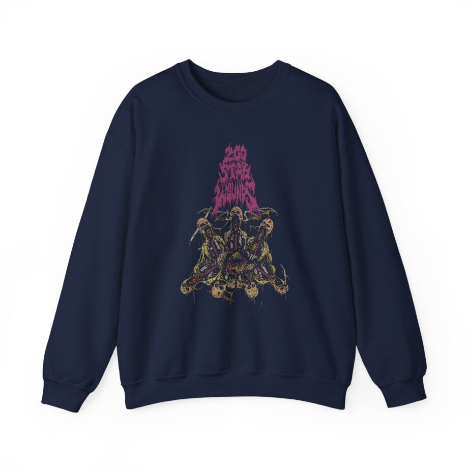 200 Stab Wounds Wing Skulls Unisex Heavy Blend™ Crewneck Sweatshirt