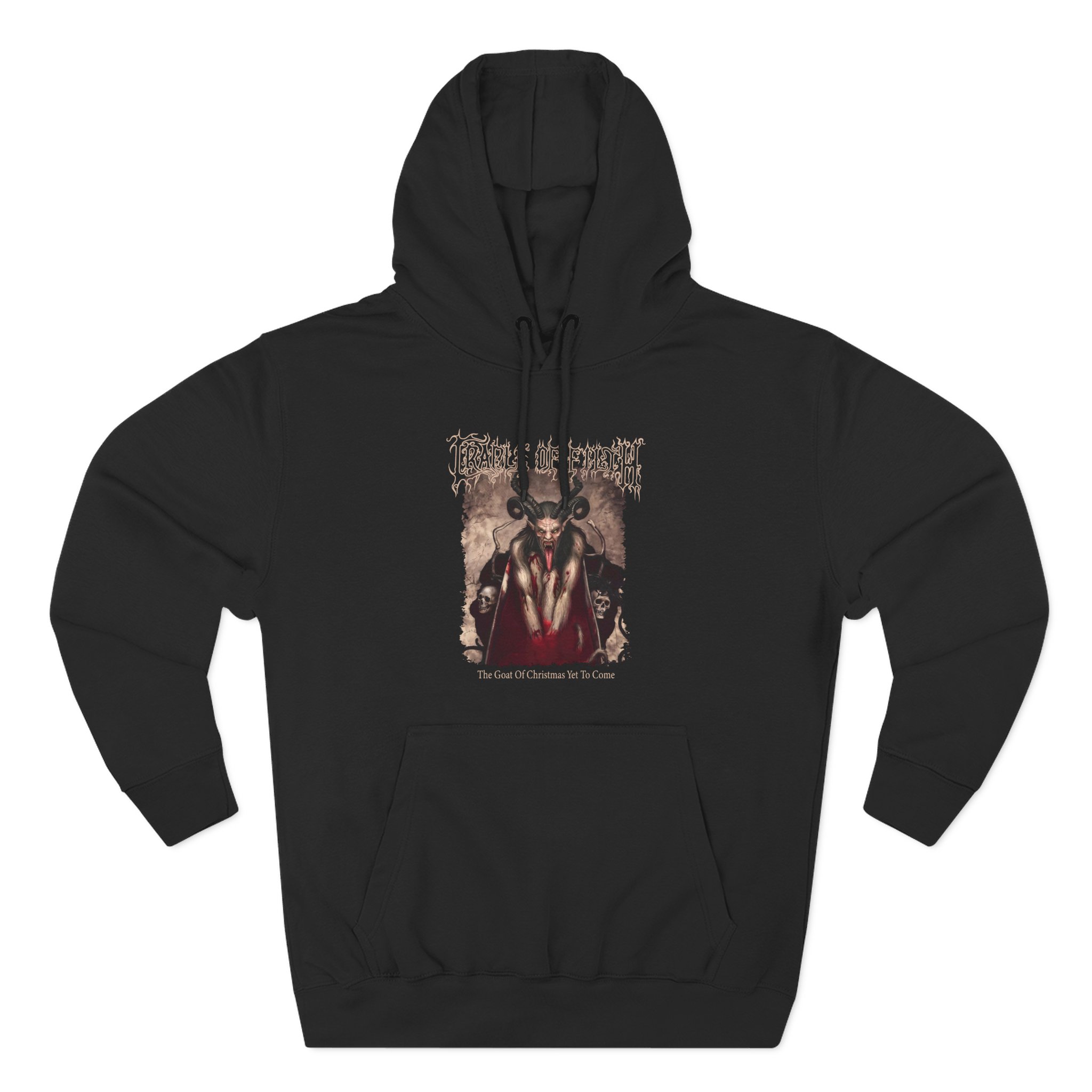 Cradle of Filth Krampus Three-Panel Fleece Hoodie