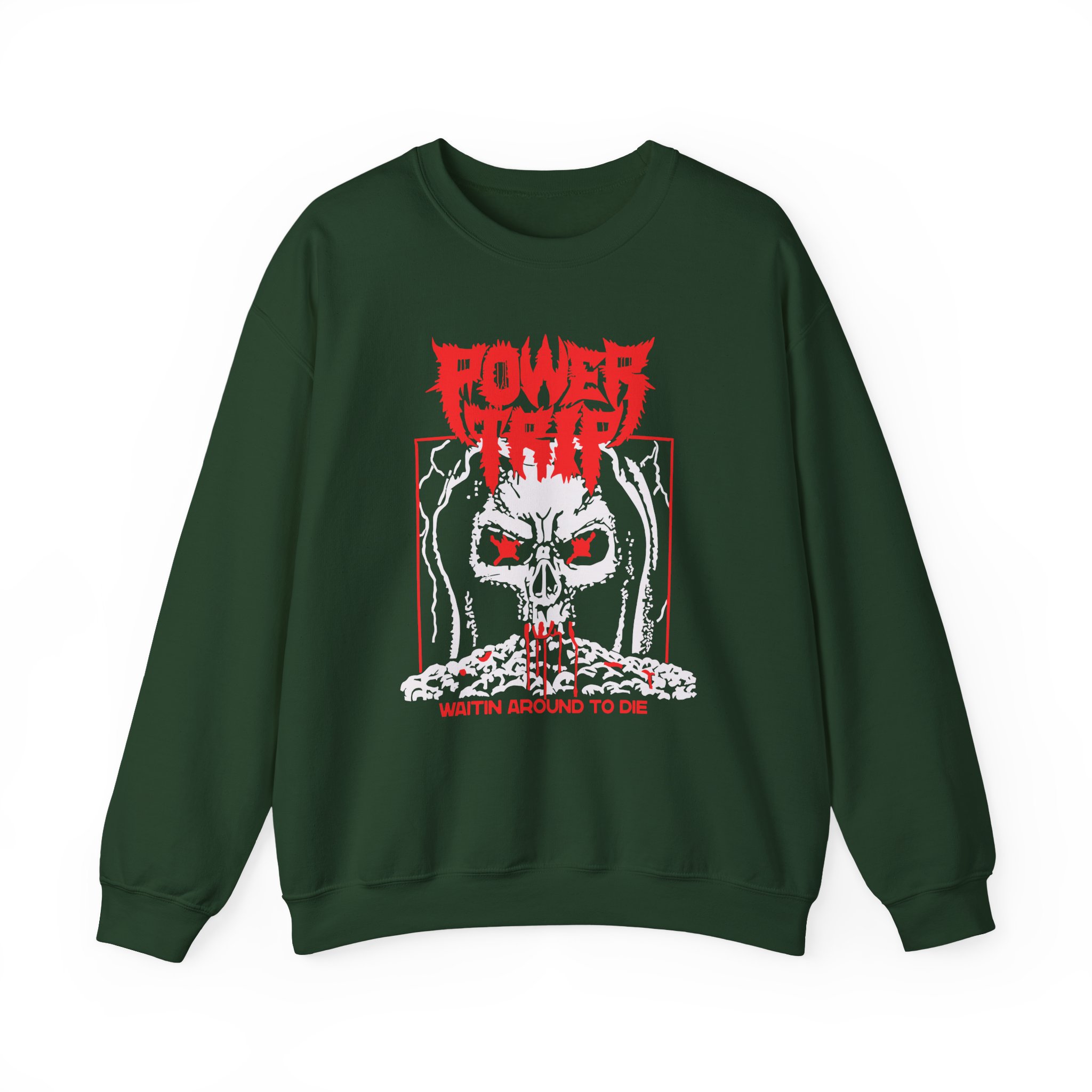 Power Trip Waiting Unisex Heavy Blendâ„¢ Crewneck Sweatshirt