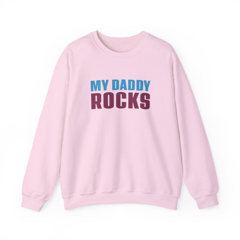 JLS My Daddy Rocks Unisex Heavy Blend™ Crewneck Sweatshirt