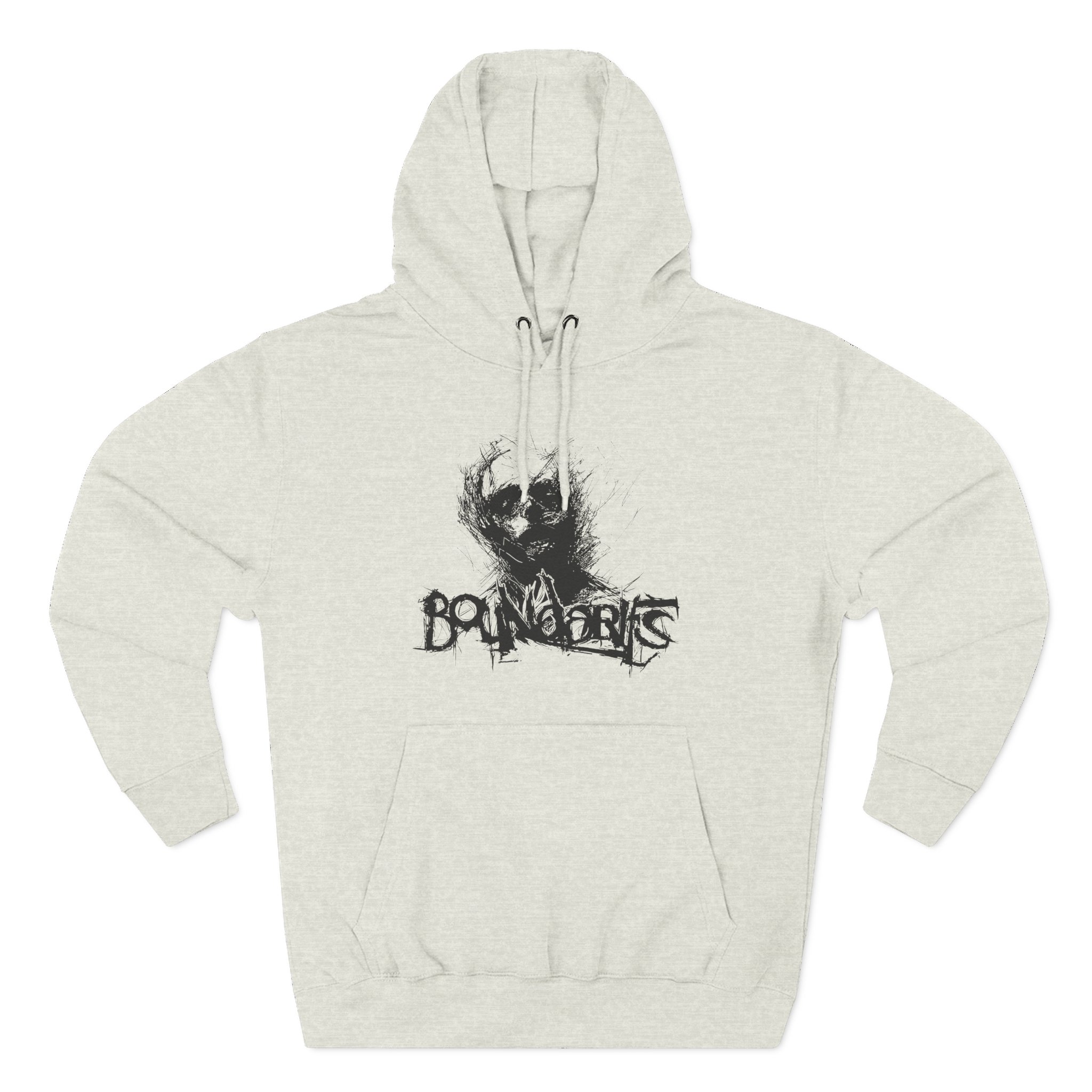 Boundaries Dilm Tracklist Three-Panel Fleece Hoodie