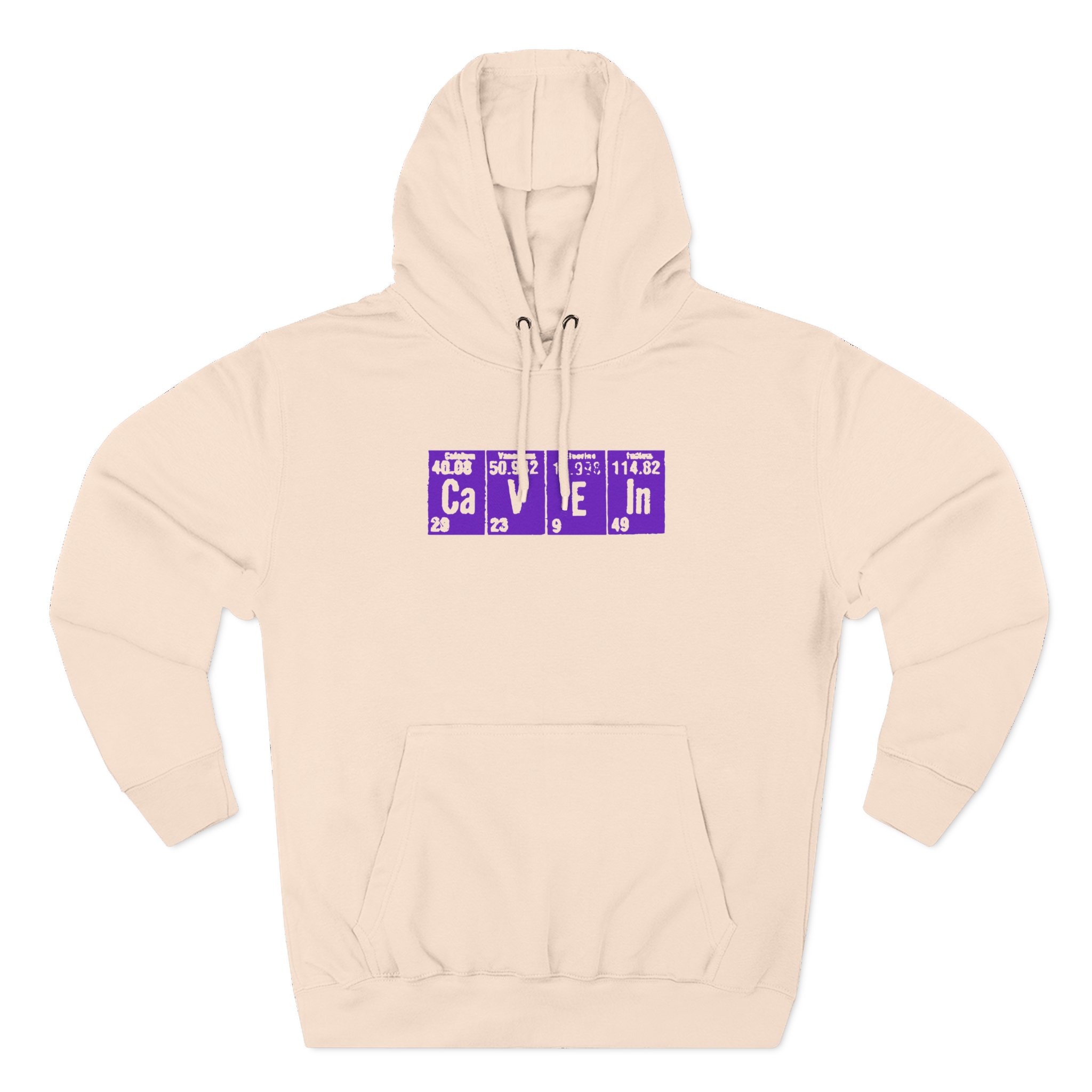 Cave in Elements Three-Panel Fleece Hoodie