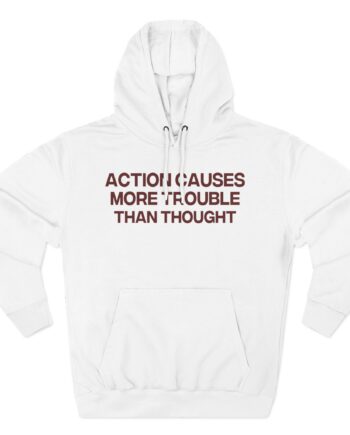 Jenny Holzer Action Causes More Trouble Than Thought Three-Panel Fleece Hoodie