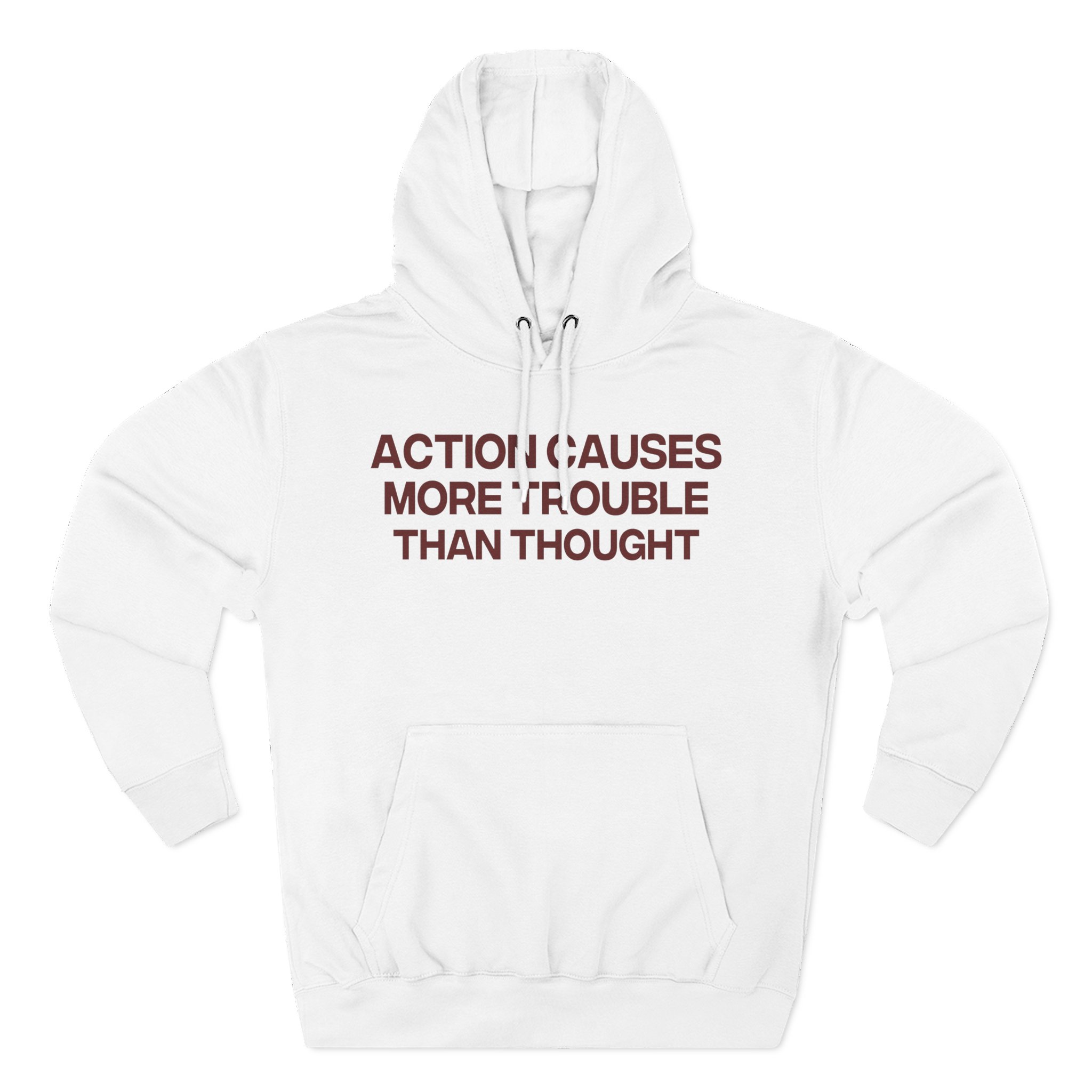Jenny Holzer Action Causes More Trouble Than Thought Three-Panel Fleece Hoodie