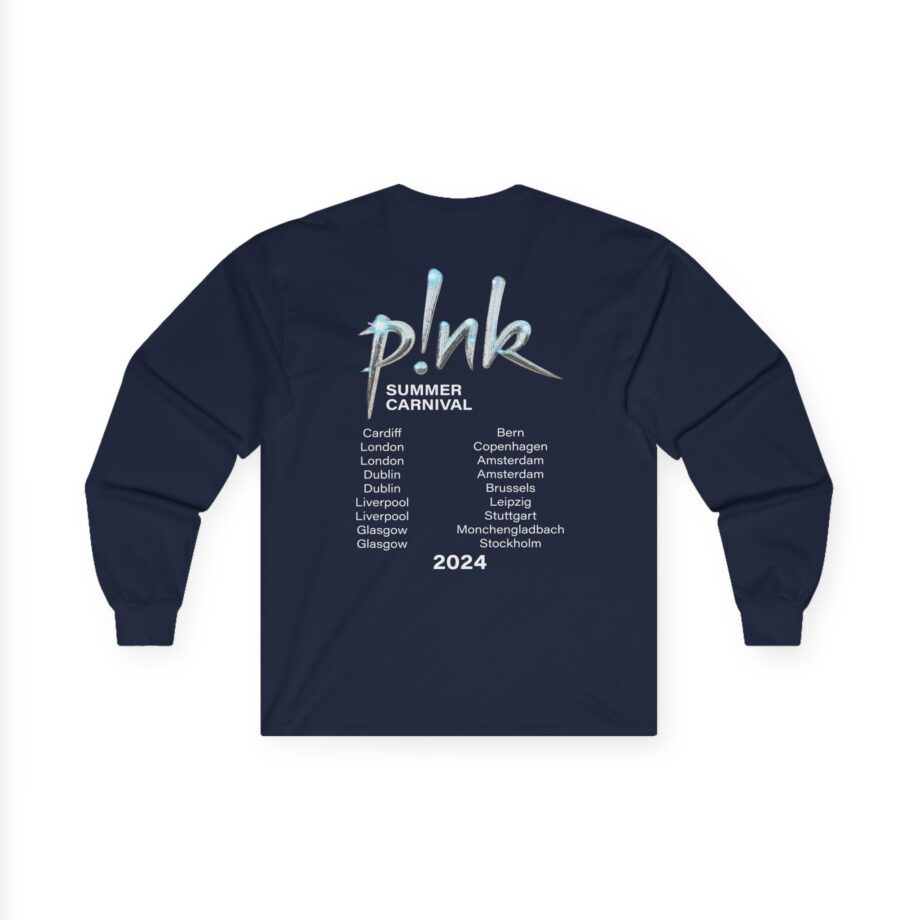 P!nk Split Tie Dye Unisex Ultra Cotton Long Sleeve Tee