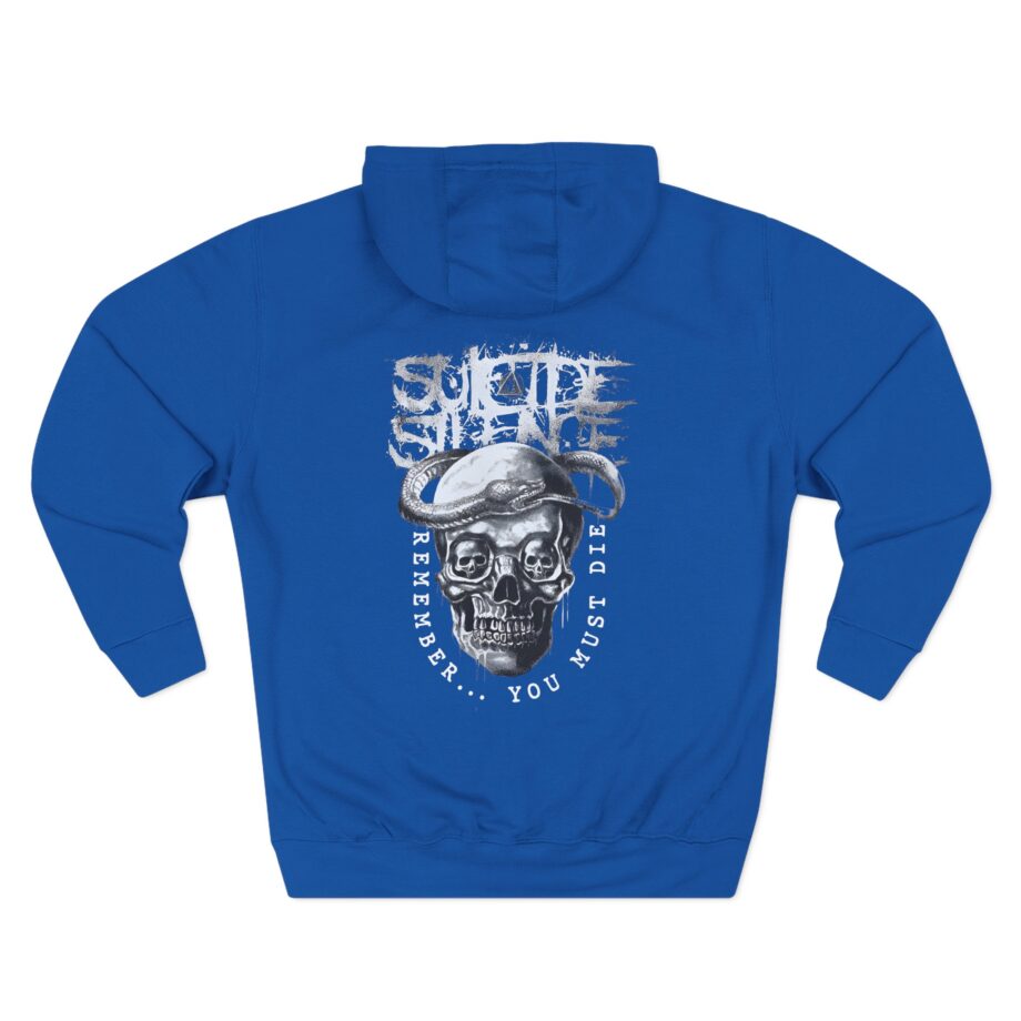 Suicide Silence Rymd Snake Skull Three-Panel Fleece Hoodie