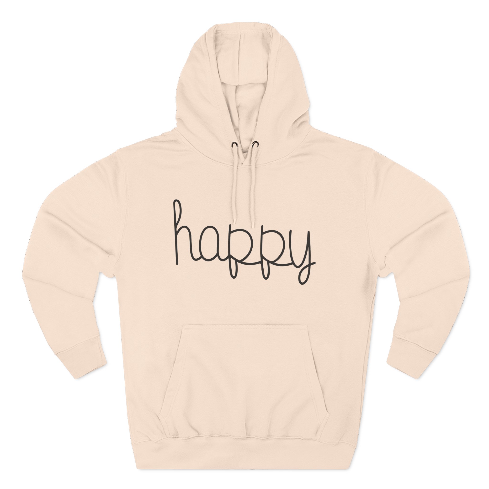 Shubble happy Three-Panel Fleece Hoodie