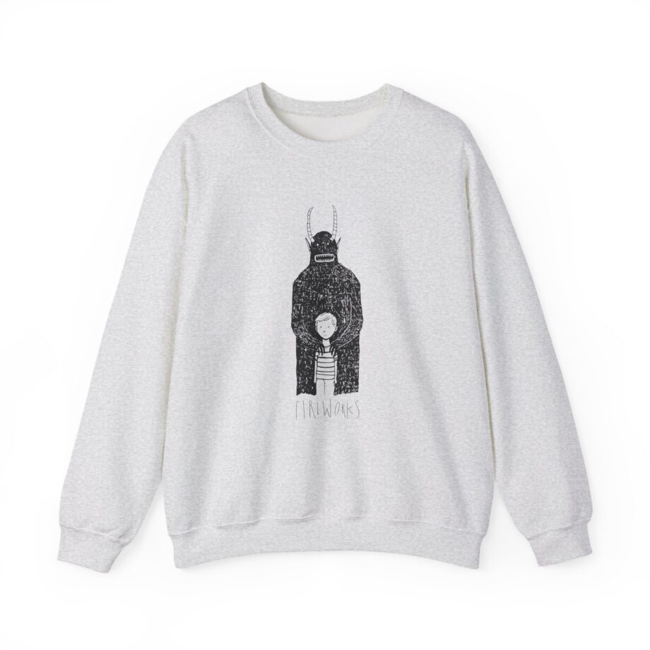 Fireworks Monster Unisex Heavy Blend™ Crewneck Sweatshirt