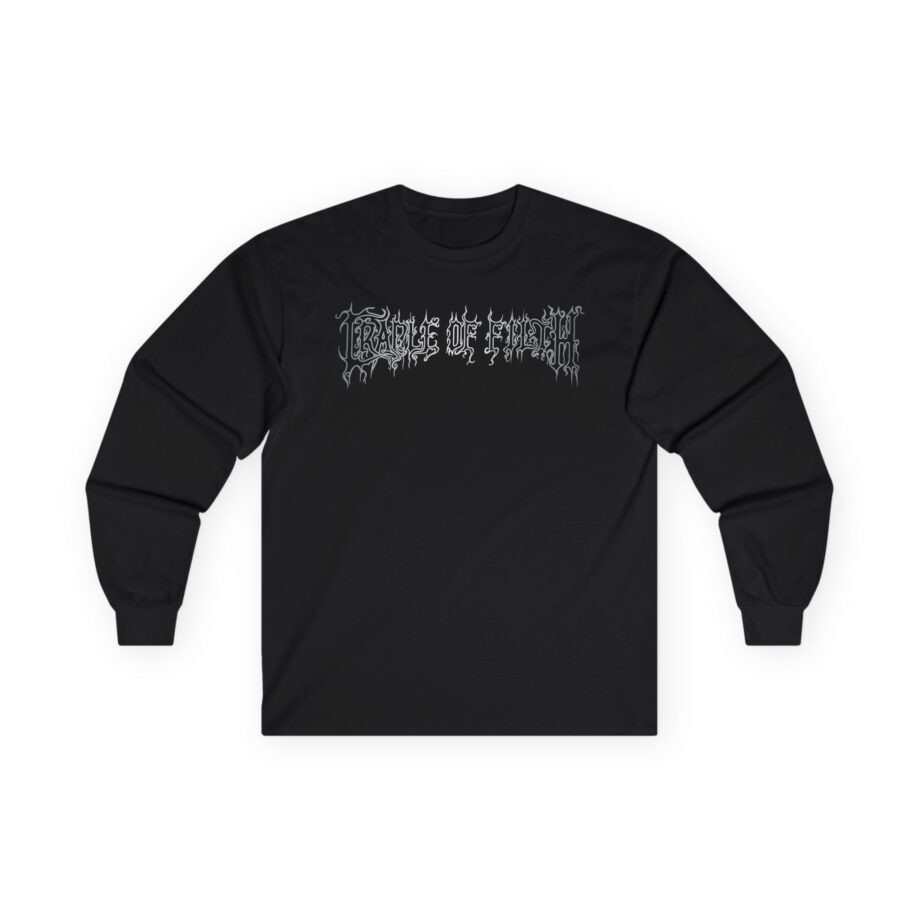 Cradle of Filth Silver Logo Unisex Ultra Cotton Long Sleeve Tee