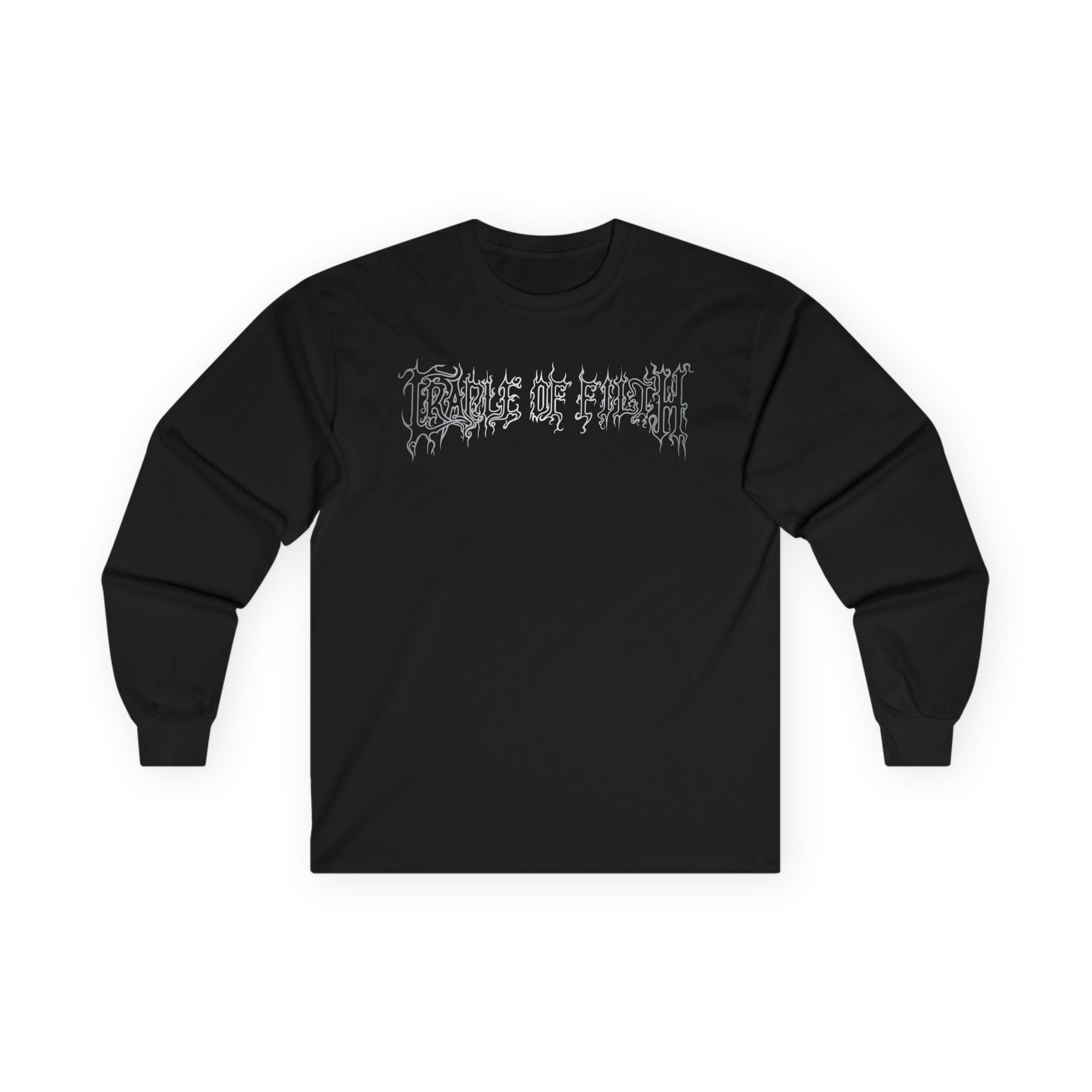 Cradle of Filth Silver Logo Unisex Ultra Cotton Long Sleeve Tee