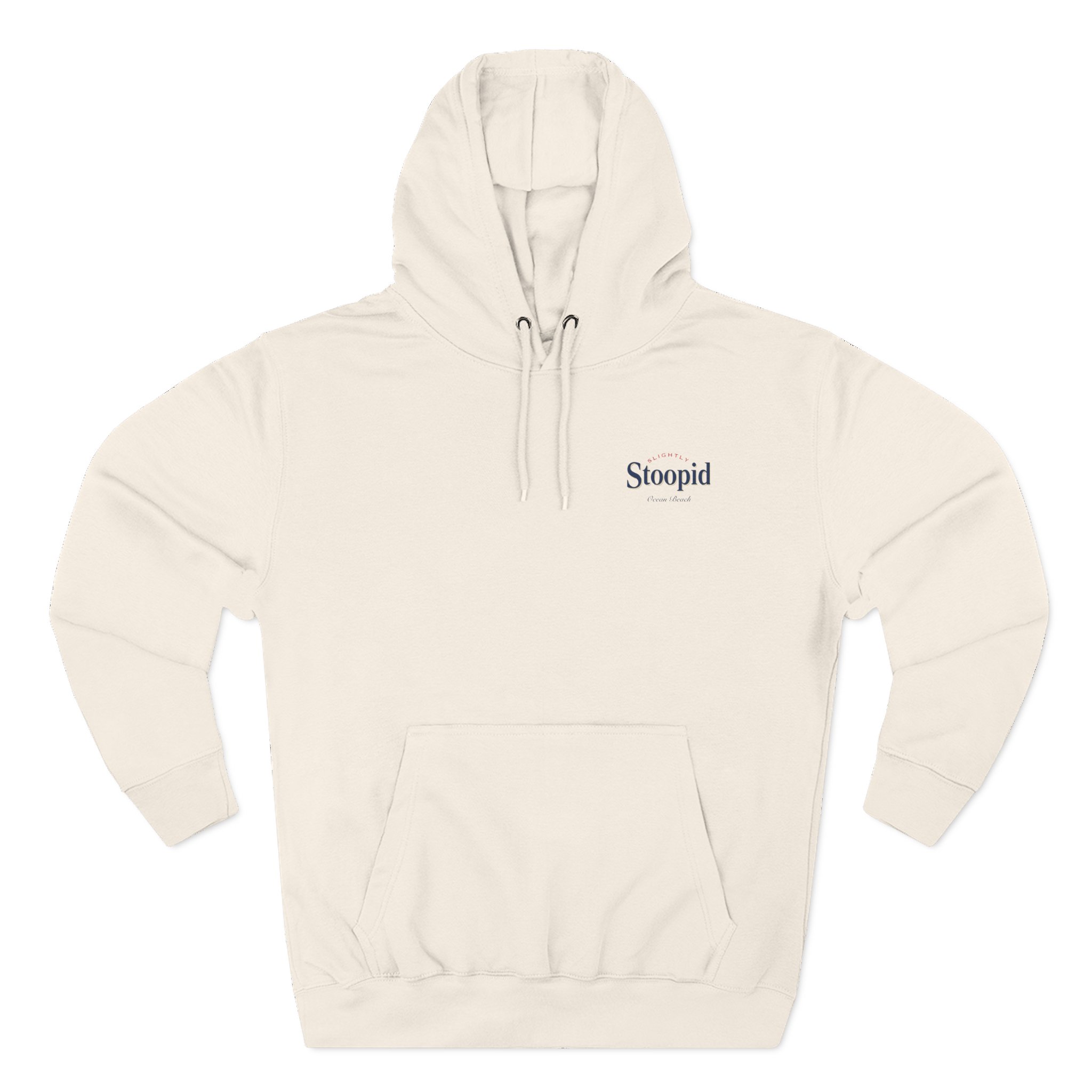 Slightly Especial Three-Panel Fleece Hoodie