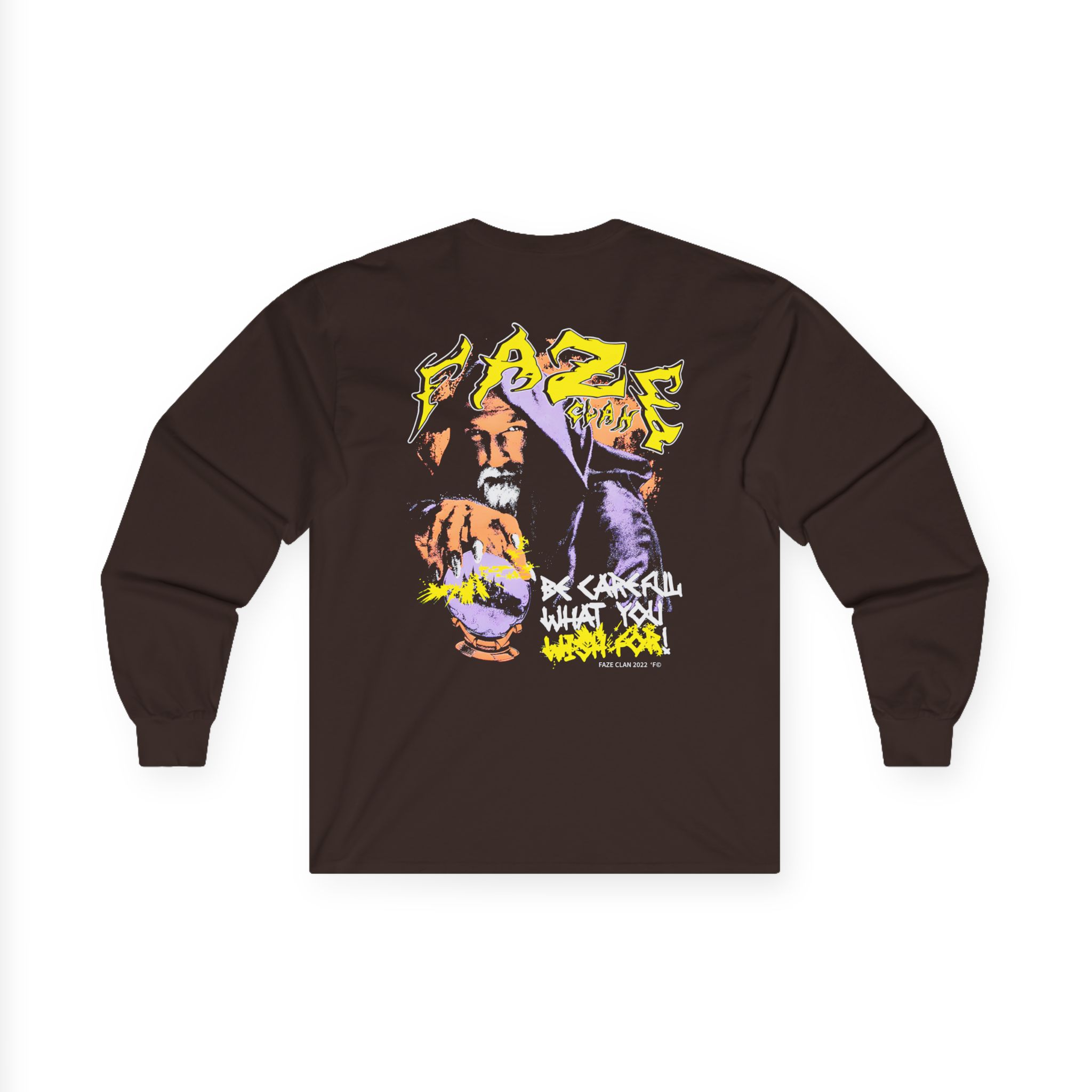 Faze Clan Be Careful What You Wish for Wizard Unisex Ultra Cotton Long Sleeve Tee