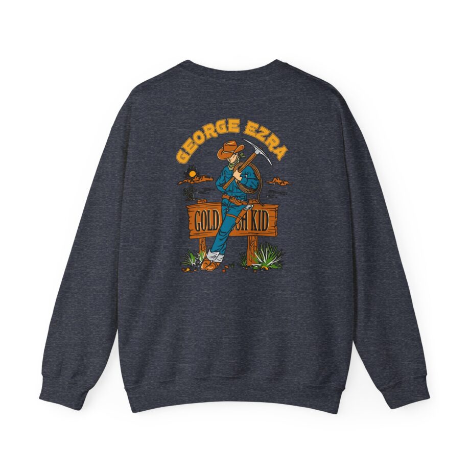 George Ezra Leaning Gold Rush Kid Unisex Heavy Blend™ Crewneck Sweatshirt