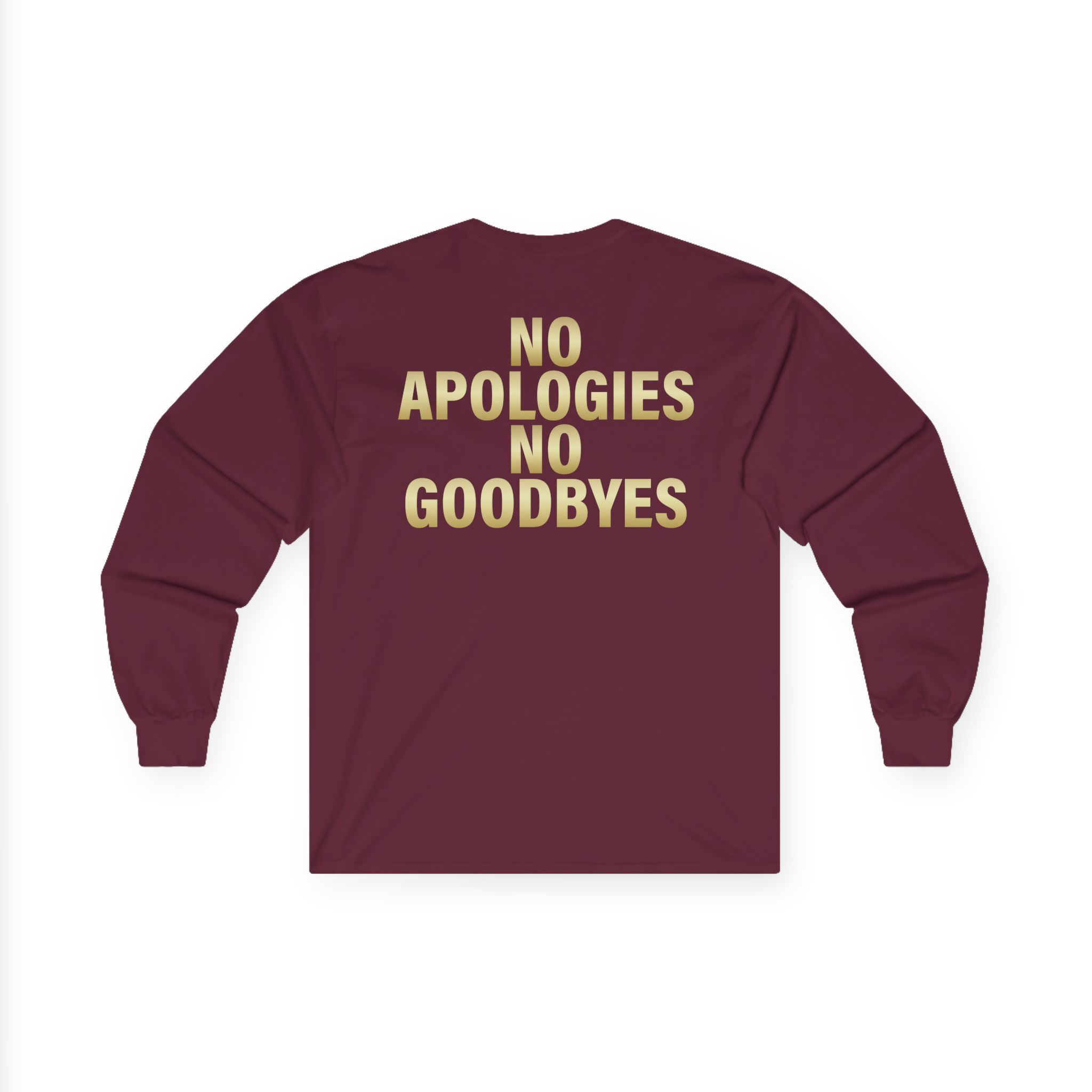 Spite No Apologies Foil Unisex Ultra Cotton Long Sleeve Tee