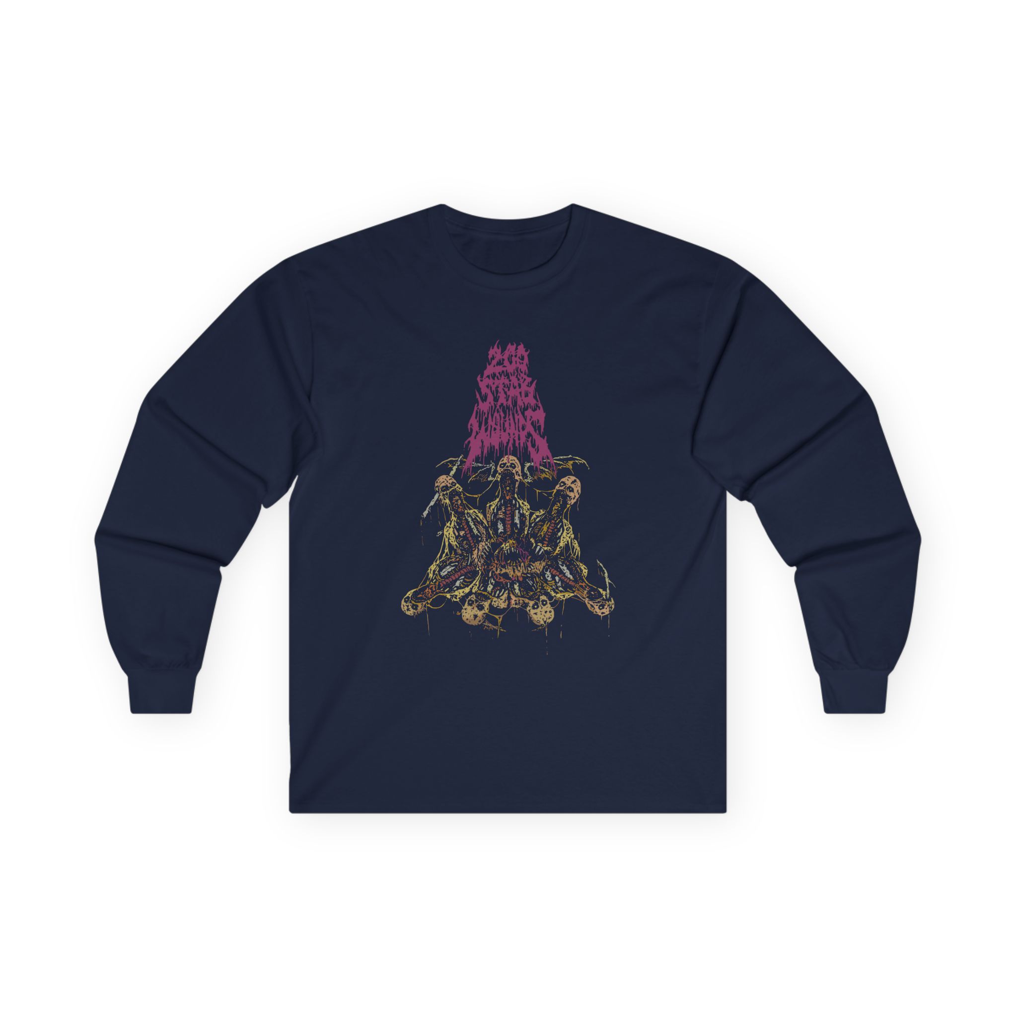 200 Stab Wounds Wing Skulls Unisex Ultra Cotton Long Sleeve Tee