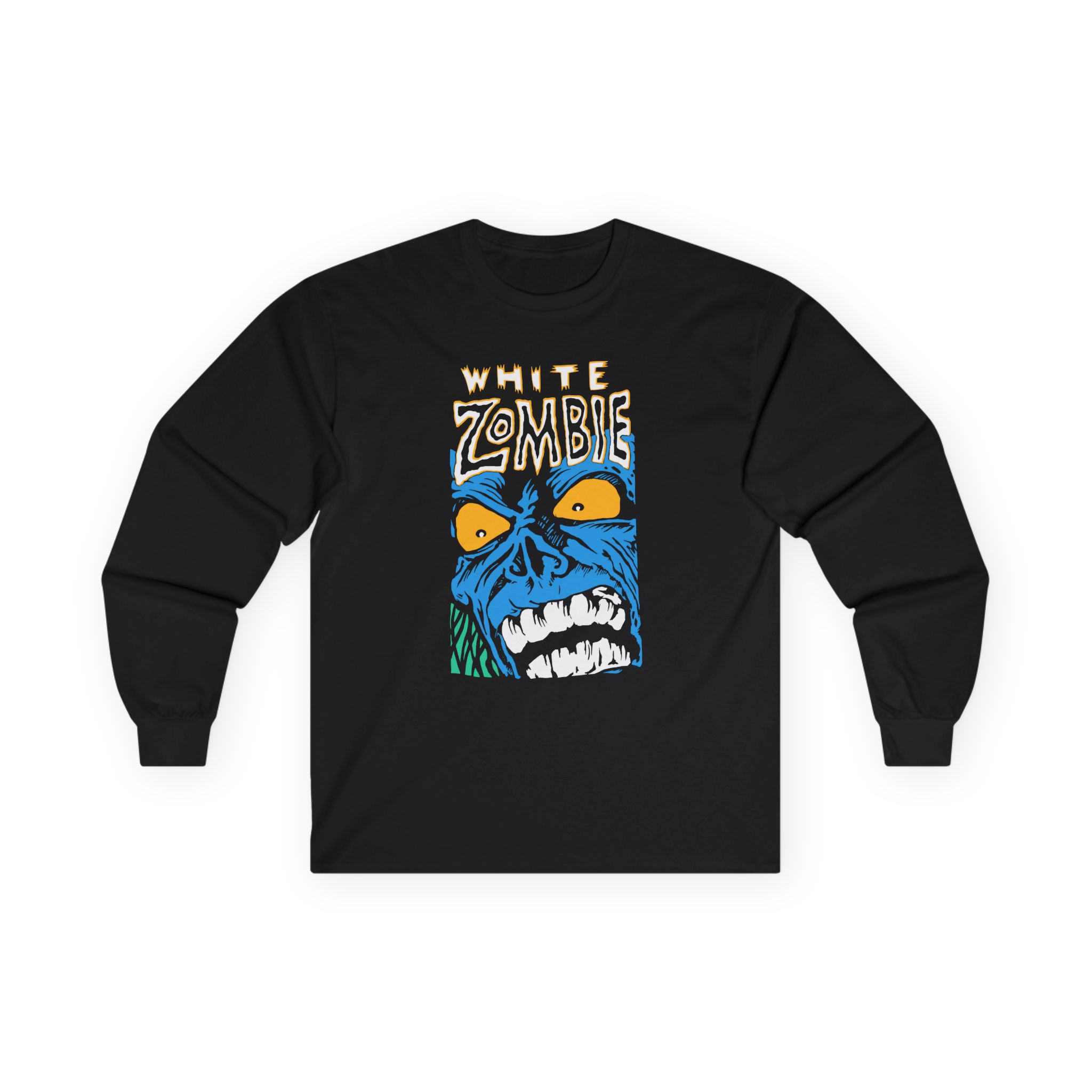 White Zombie Blue Monster Unisex Ultra Cotton Long Sleeve Tee
