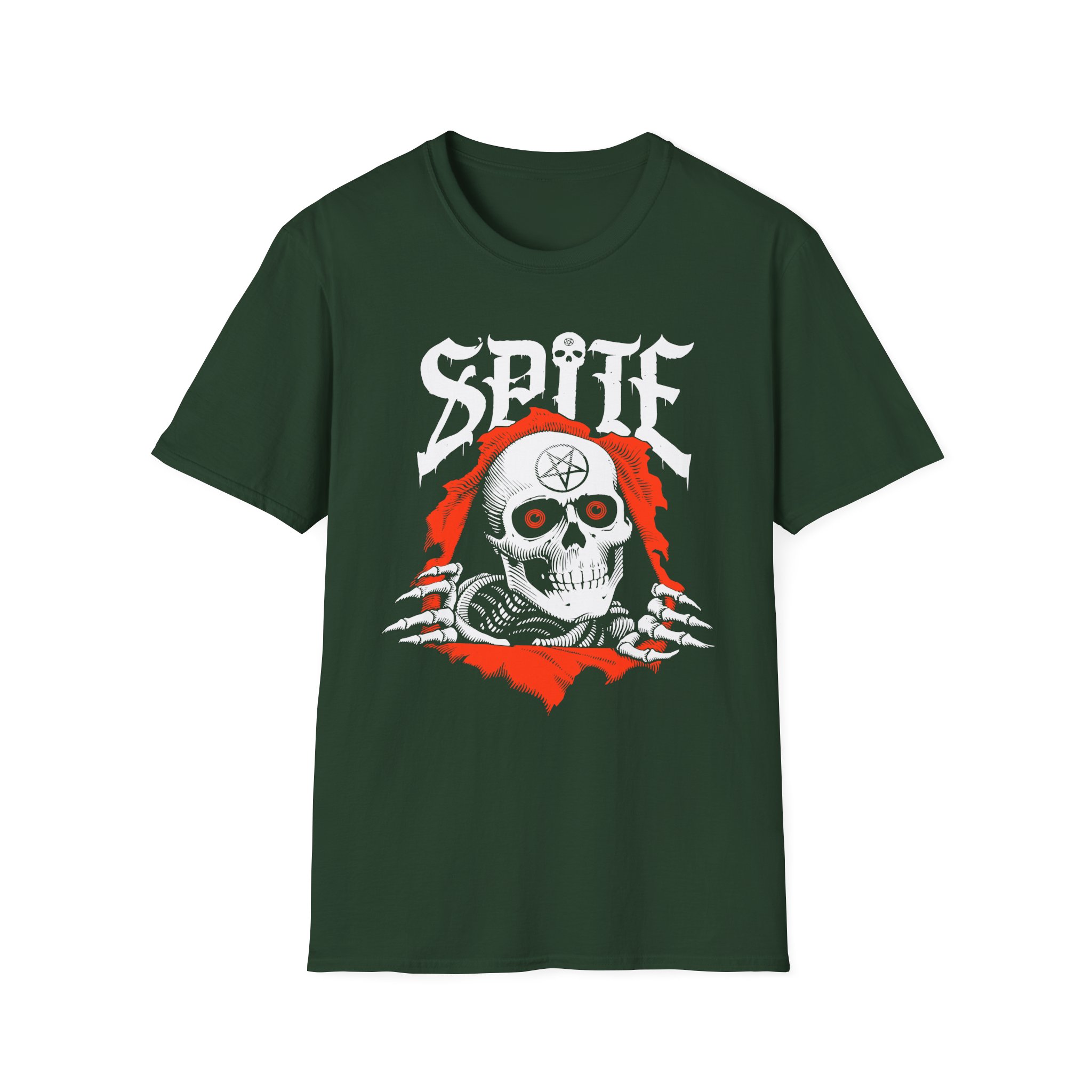 Spite Skeleton Unisex Softstyle T-Shirt