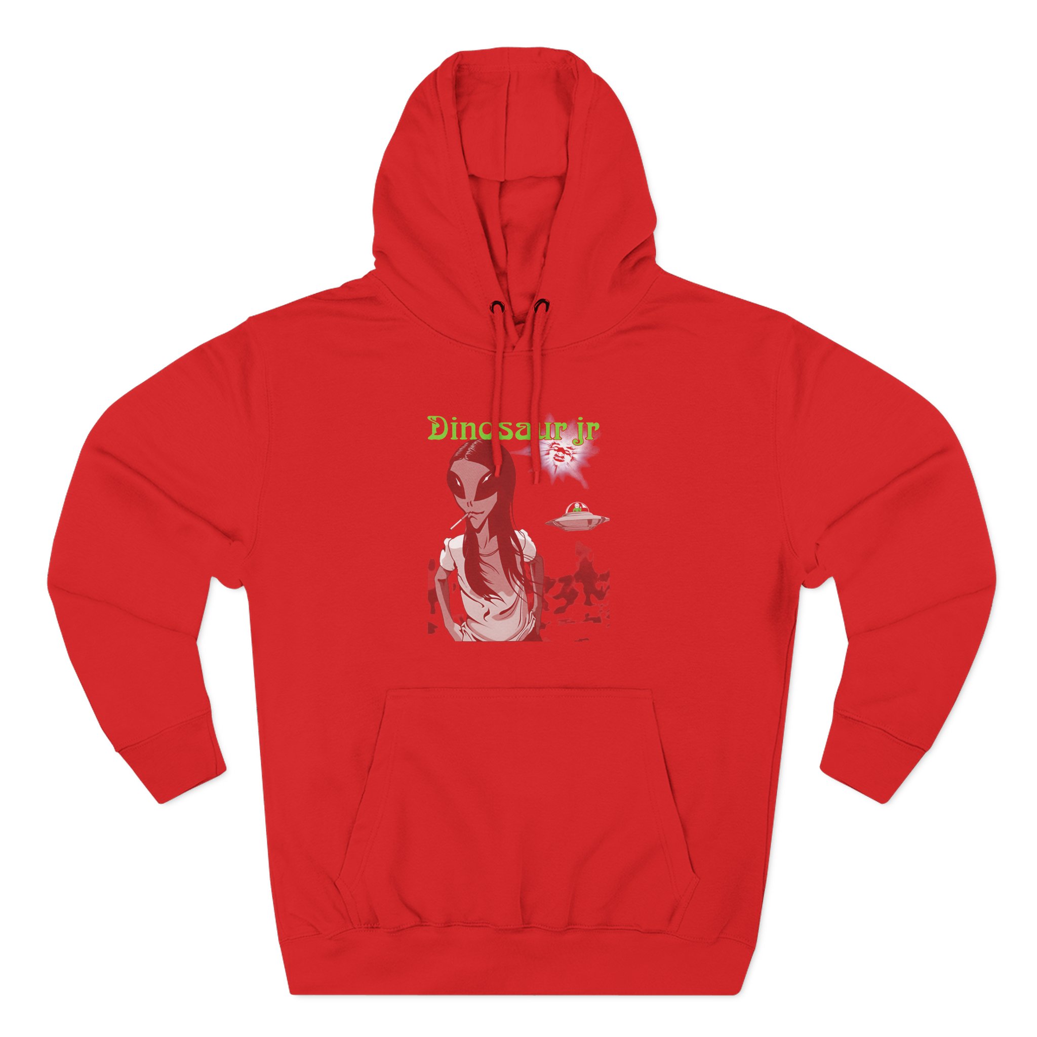 Dinosaur Jr Alien Three-Panel Fleece Hoodie