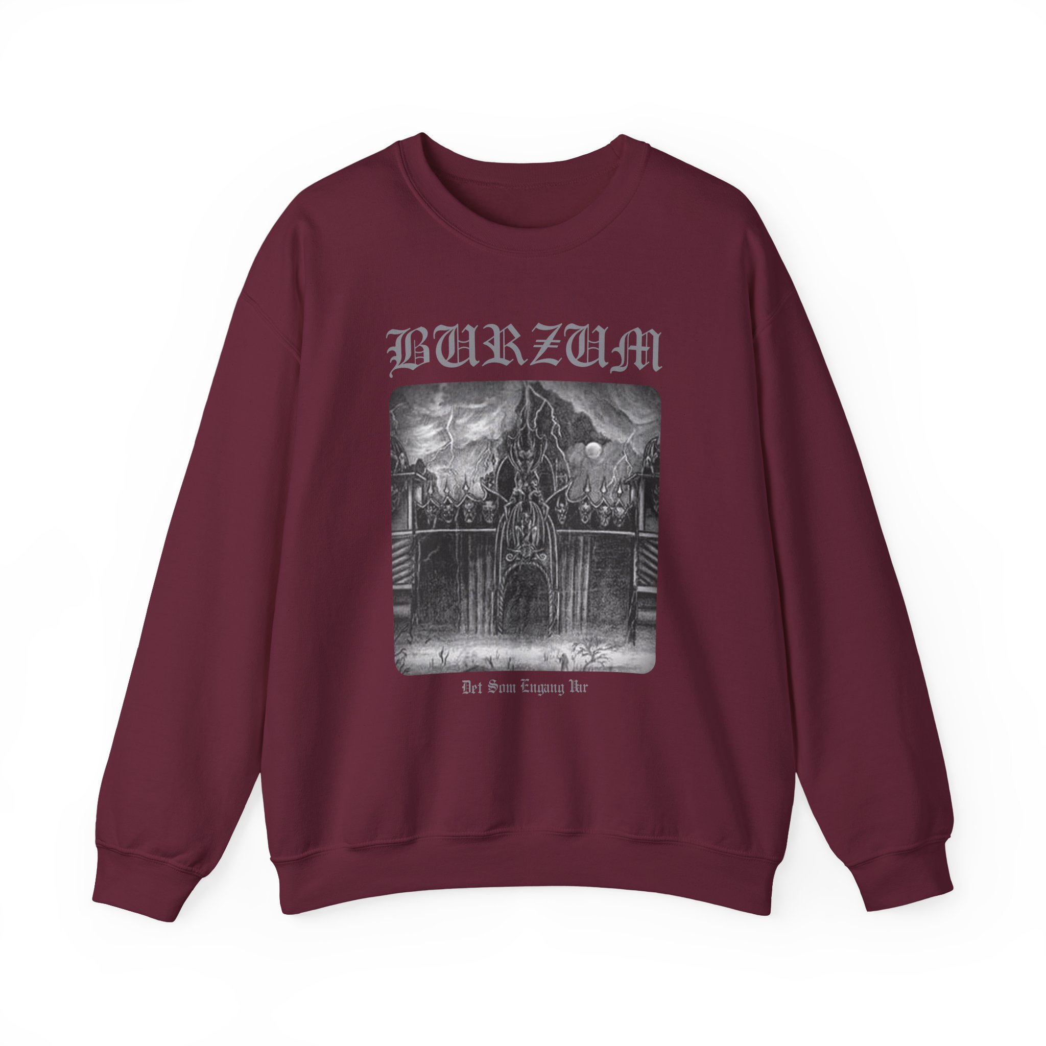 Burzum Det Som Engang Var Unisex Heavy Blendâ„¢ Crewneck Sweatshirt