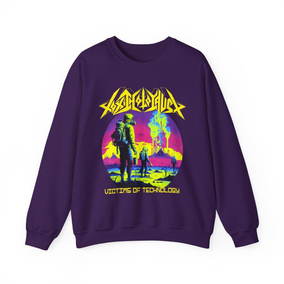 Toxic Holocaust Victims of Technology Unisex Heavy Blend™ Crewneck Sweatshirt