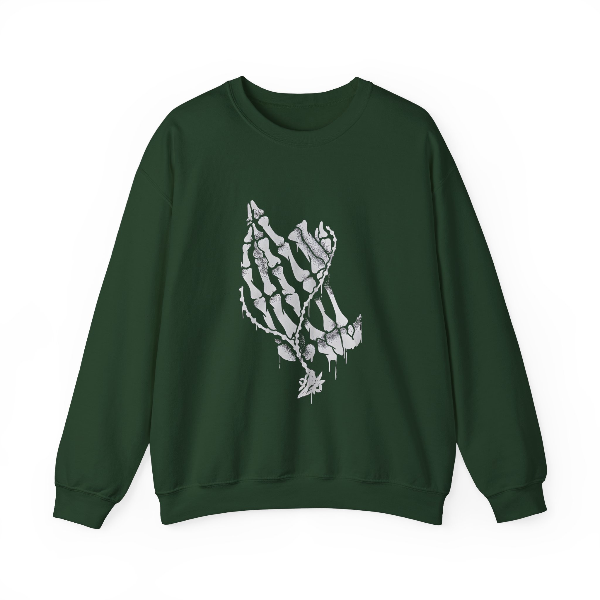 Bayside Praying Hands Unisex Heavy Blendâ„¢ Crewneck Sweatshirt
