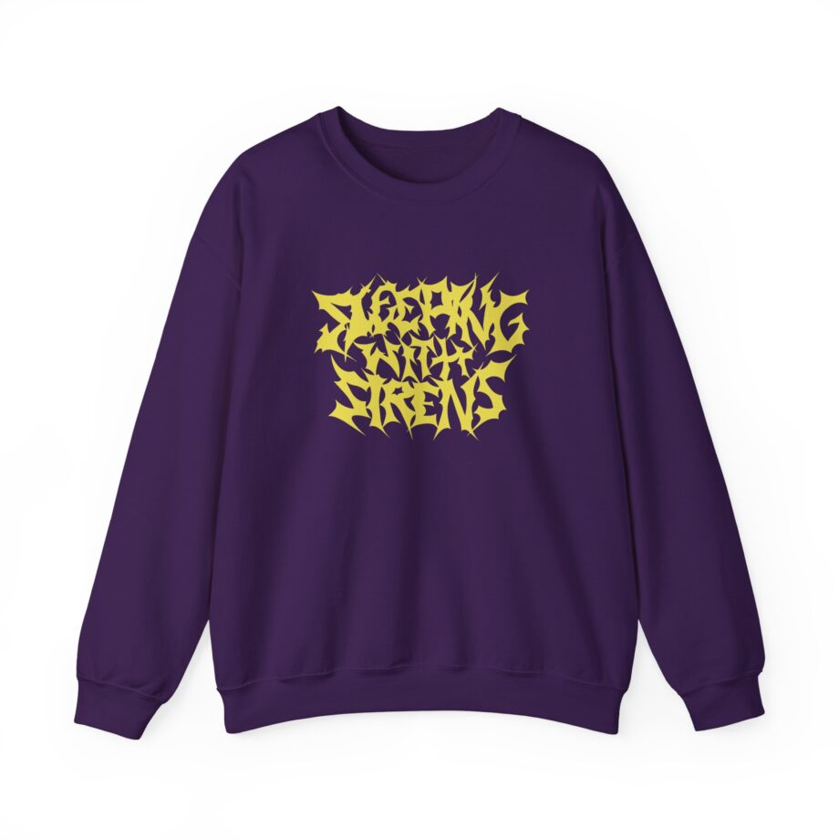 Sleeping With Sirens Metal Logo Unisex Heavy Blend™ Crewneck Sweatshirt