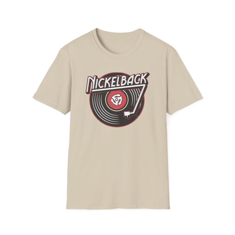 Nickelback Record Natural Ringer Unisex Softstyle T-Shirt