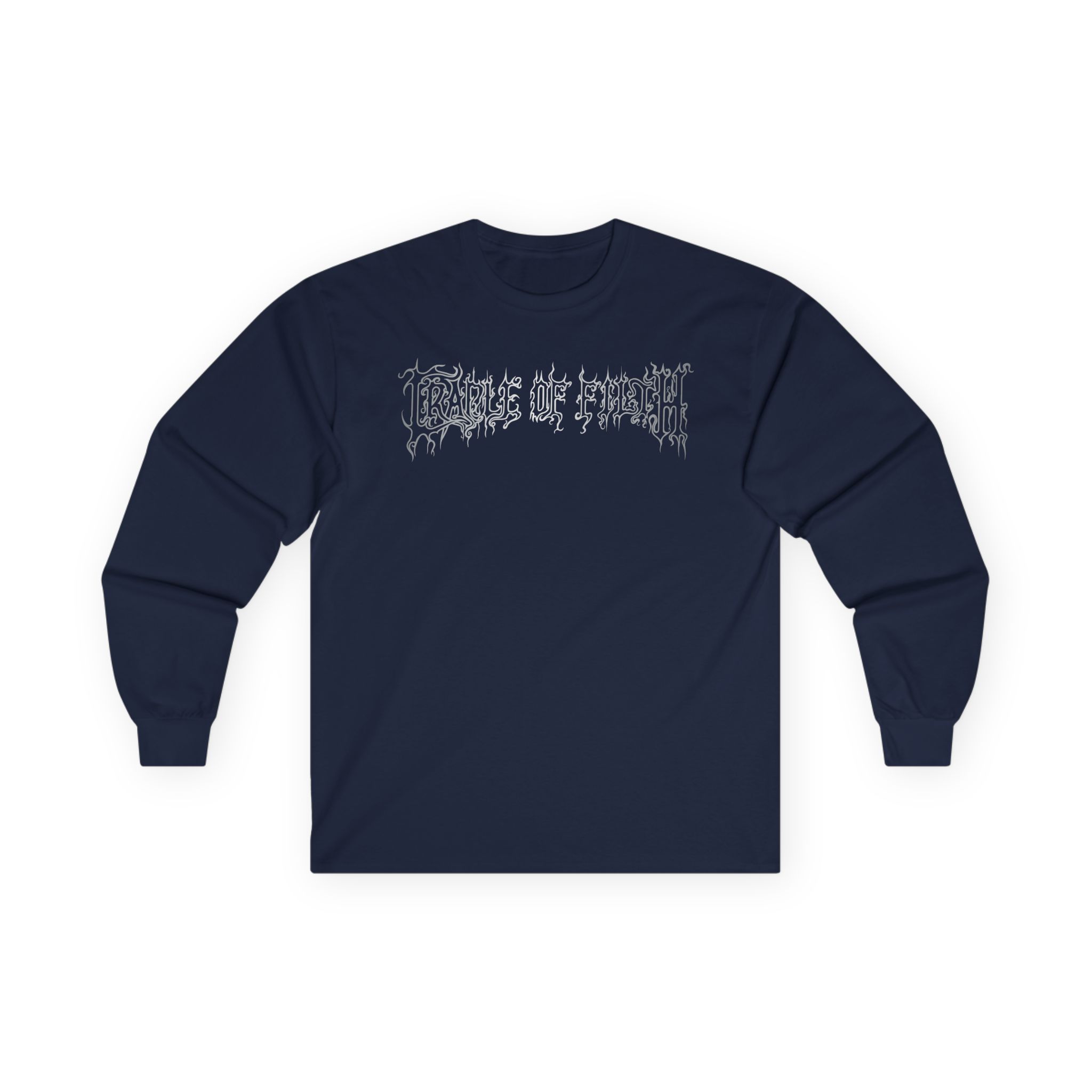 Cradle of Filth Silver Logo Unisex Ultra Cotton Long Sleeve Tee
