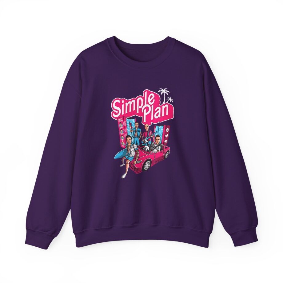 Simple Plan Dolls and Car Unisex Heavy Blend™ Crewneck Sweatshirt