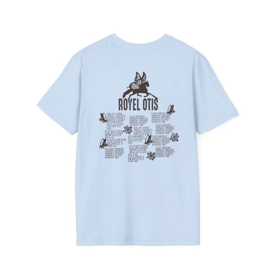 Royel Otis Mary Marry Me Faded Powder Unisex Softstyle T-Shirt