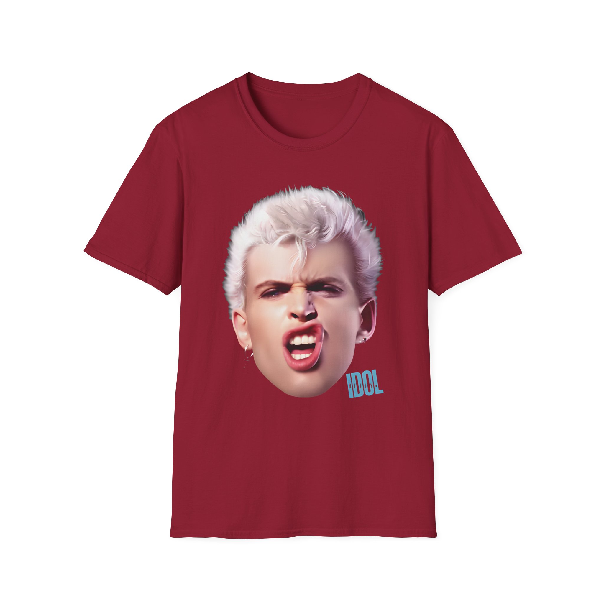 Billy Idol Billy Smirk Unisex Softstyle T-Shirt