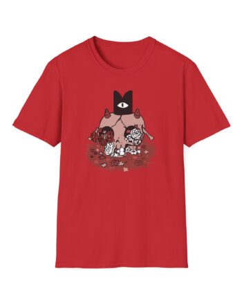 Cult of the Lamb Floral Skull Unisex Softstyle T-Shirt