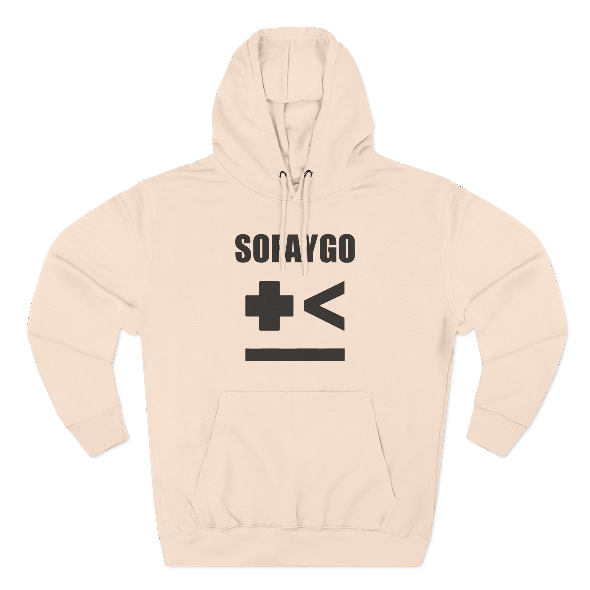 Sofaygo Three-Panel Fleece Hoodie