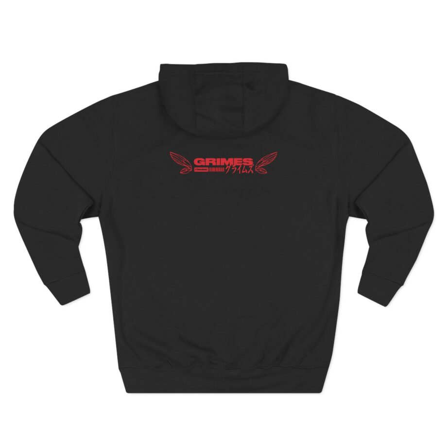 Grimes Three-panel Fleece Hoodie
