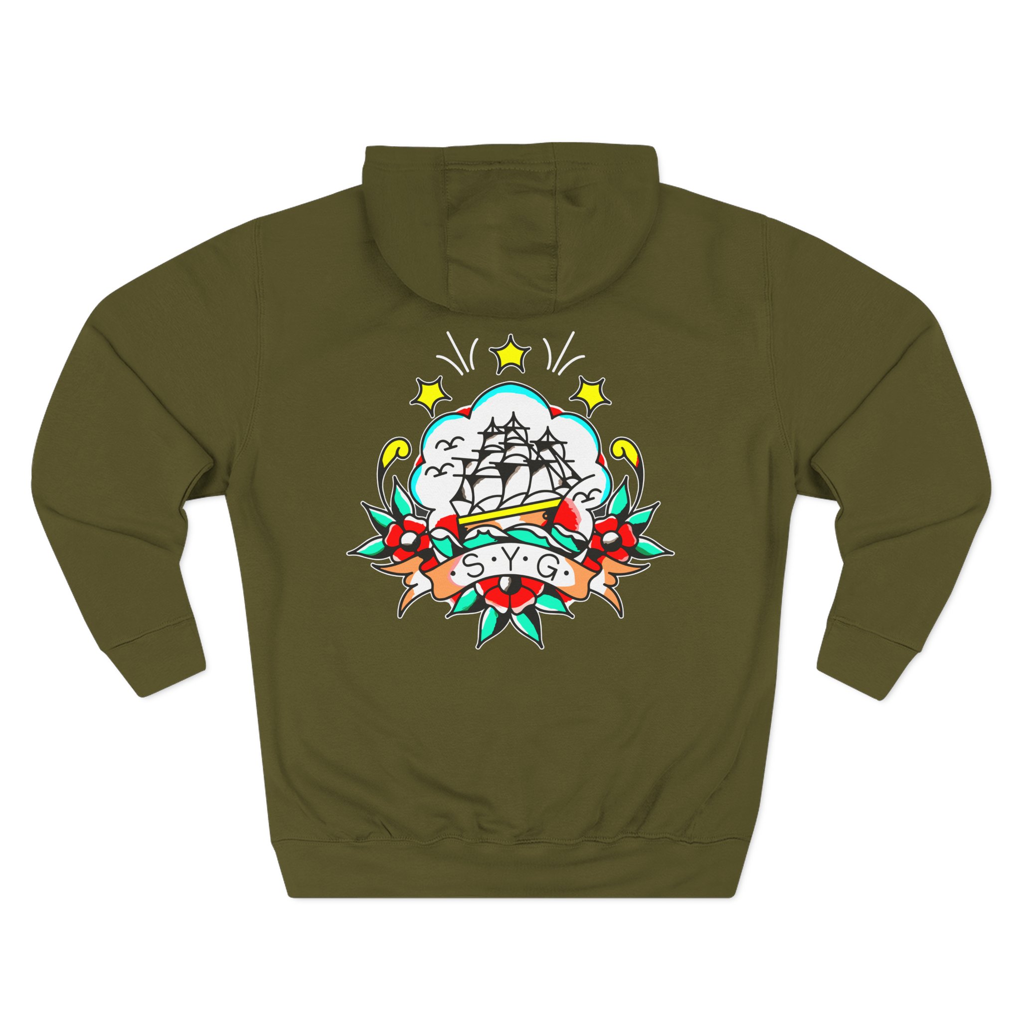 Set Your Goals Mutiny Three-Panel Fleece Hoodie