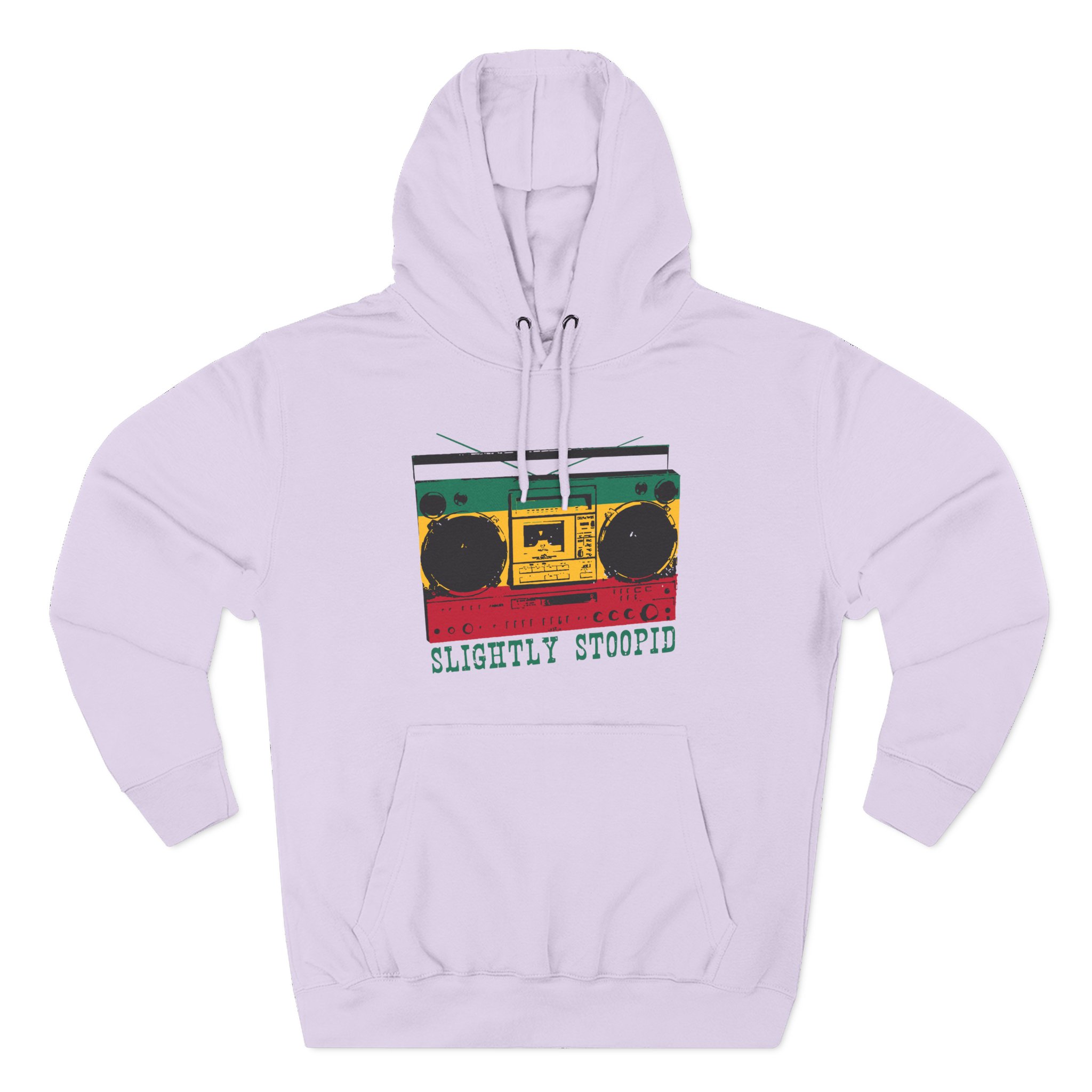 Slightly Stoopid Ghetto Blaster Raglan Three-Panel Fleece Hoodie