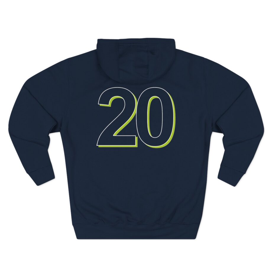 Overkill 19 Raglan Three-Panel Fleece Hoodie