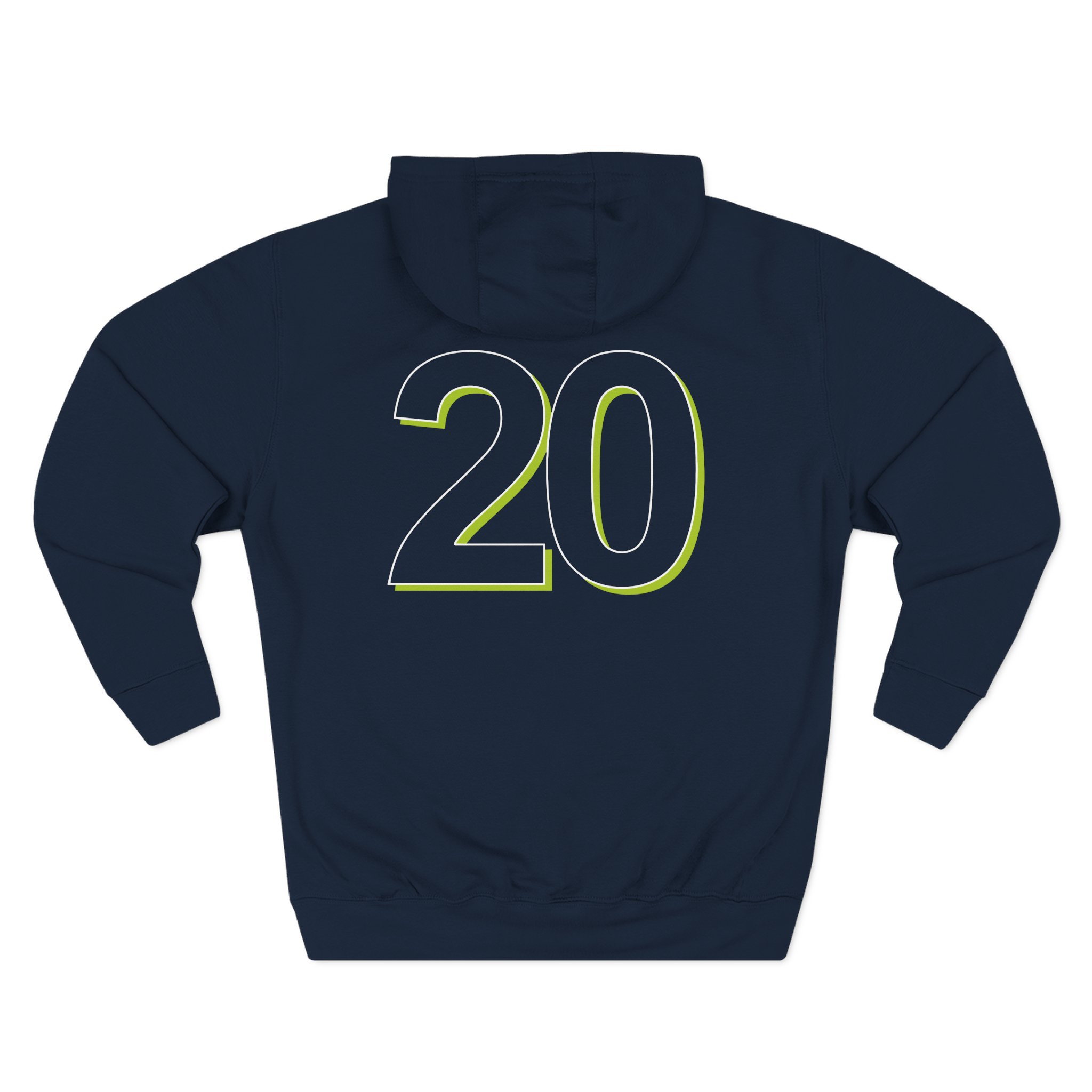 Overkill 19 Raglan Three-Panel Fleece Hoodie