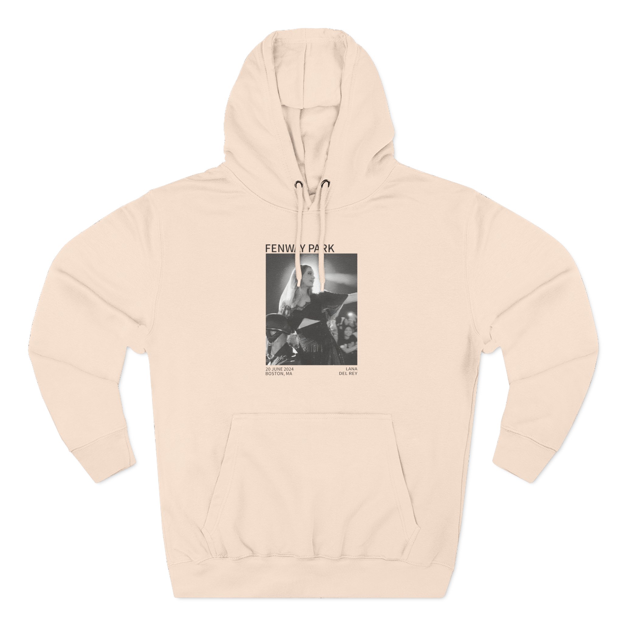 Lanadelrey Three-Panel Fleece Hoodie