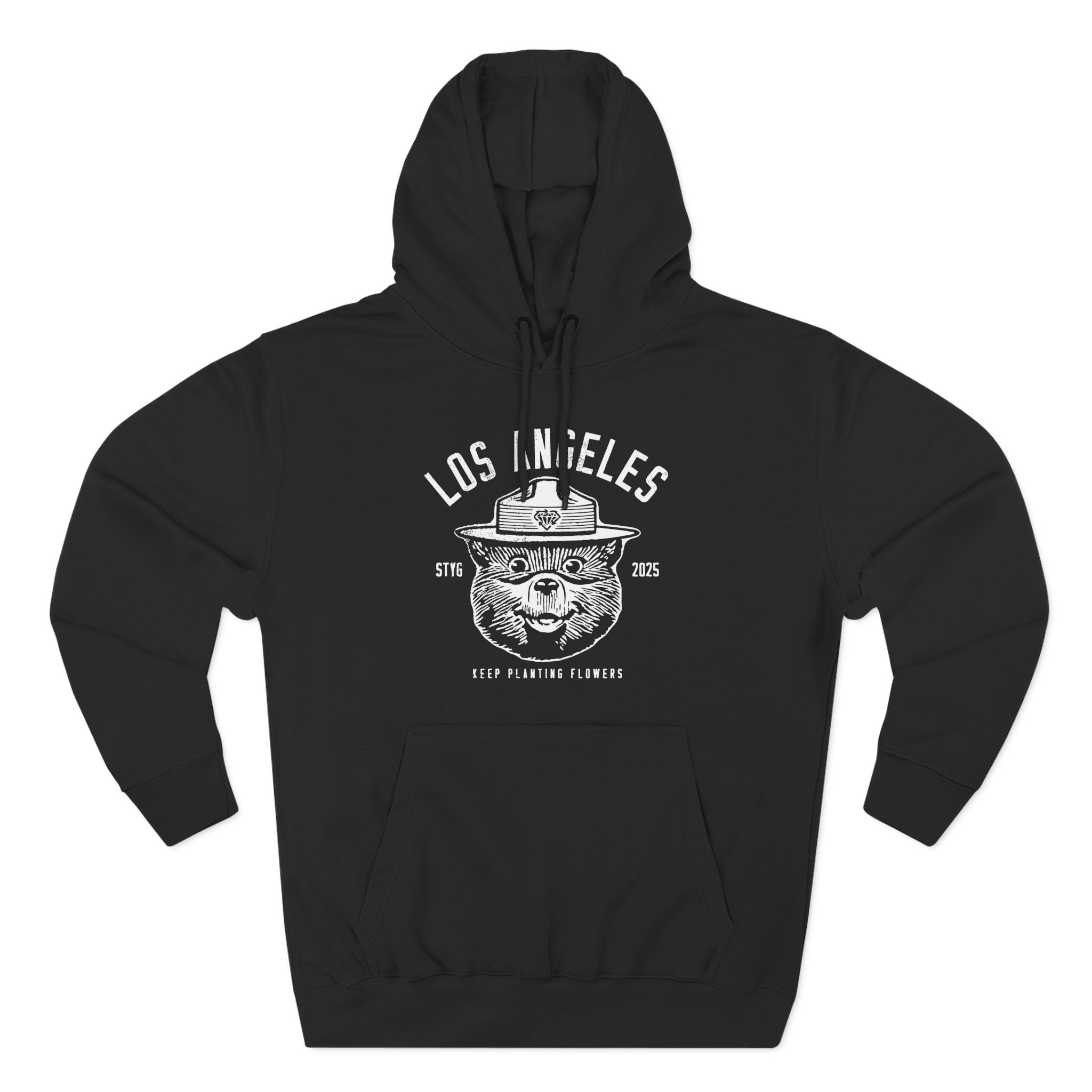 Stick to Your Guns Keep Planting Flowers Los Angeles Three-Panel Fleece Hoodie