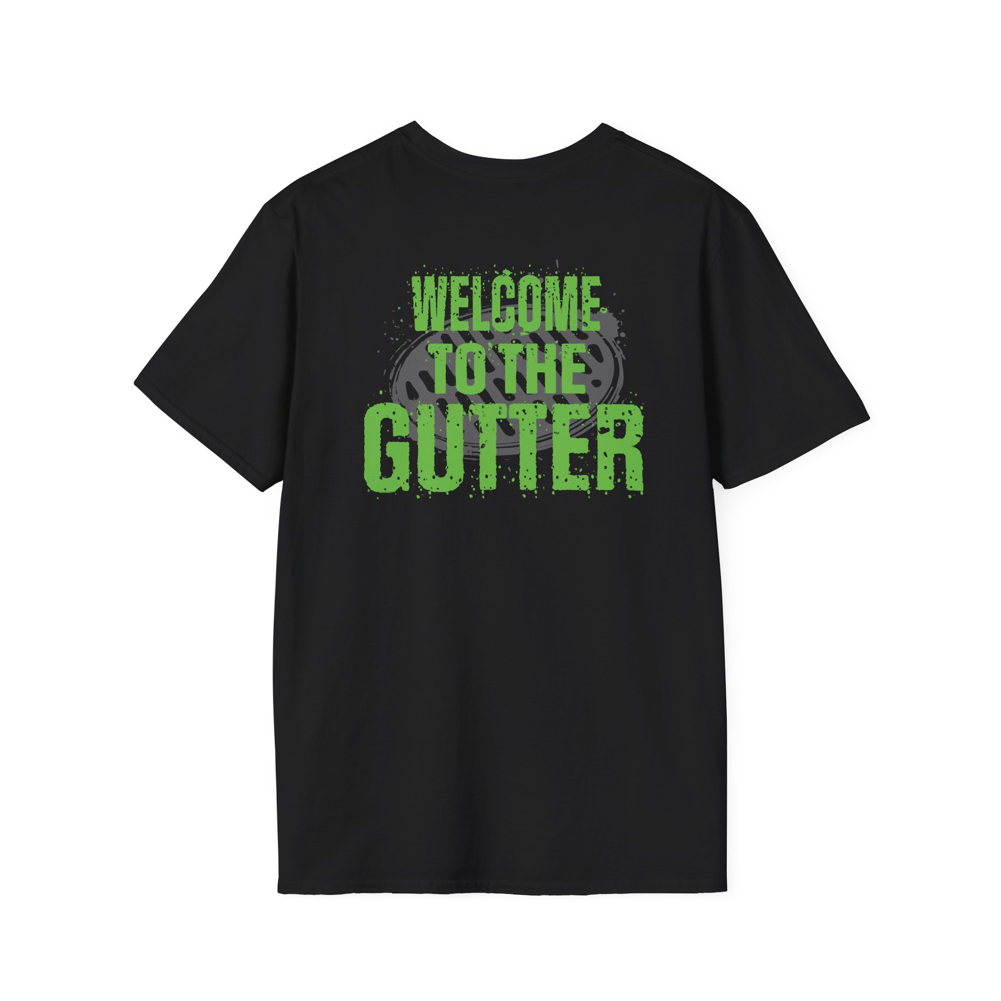 Overkill Welcome to the Gutter Raglan Unisex Softstyle T-Shirt
