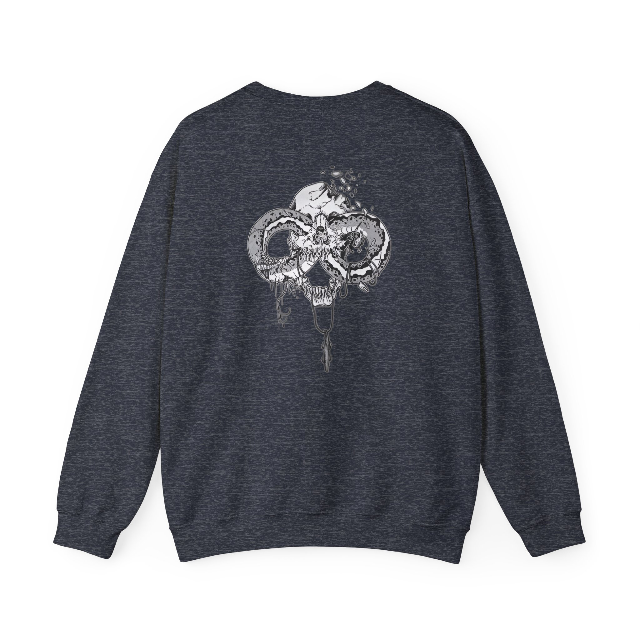 Power Trip Spikey Snake Unisex Heavy Blendâ„¢ Crewneck Sweatshirt