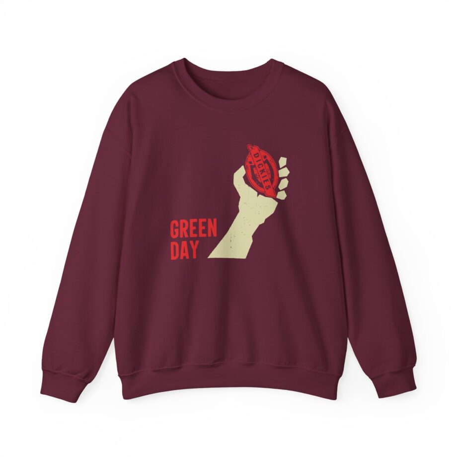 Green Day Dickies Heart Grenade Unisex Heavy Blend™ Crewneck Sweatshirt