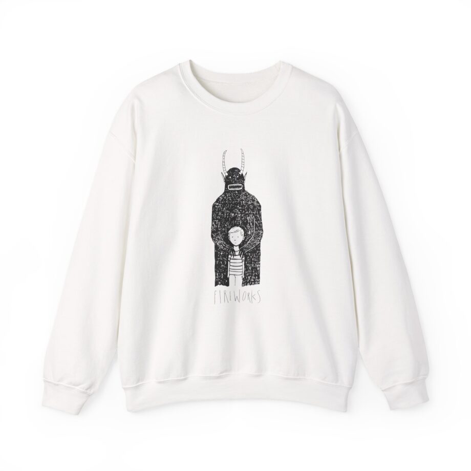 Fireworks Monster Unisex Heavy Blend™ Crewneck Sweatshirt