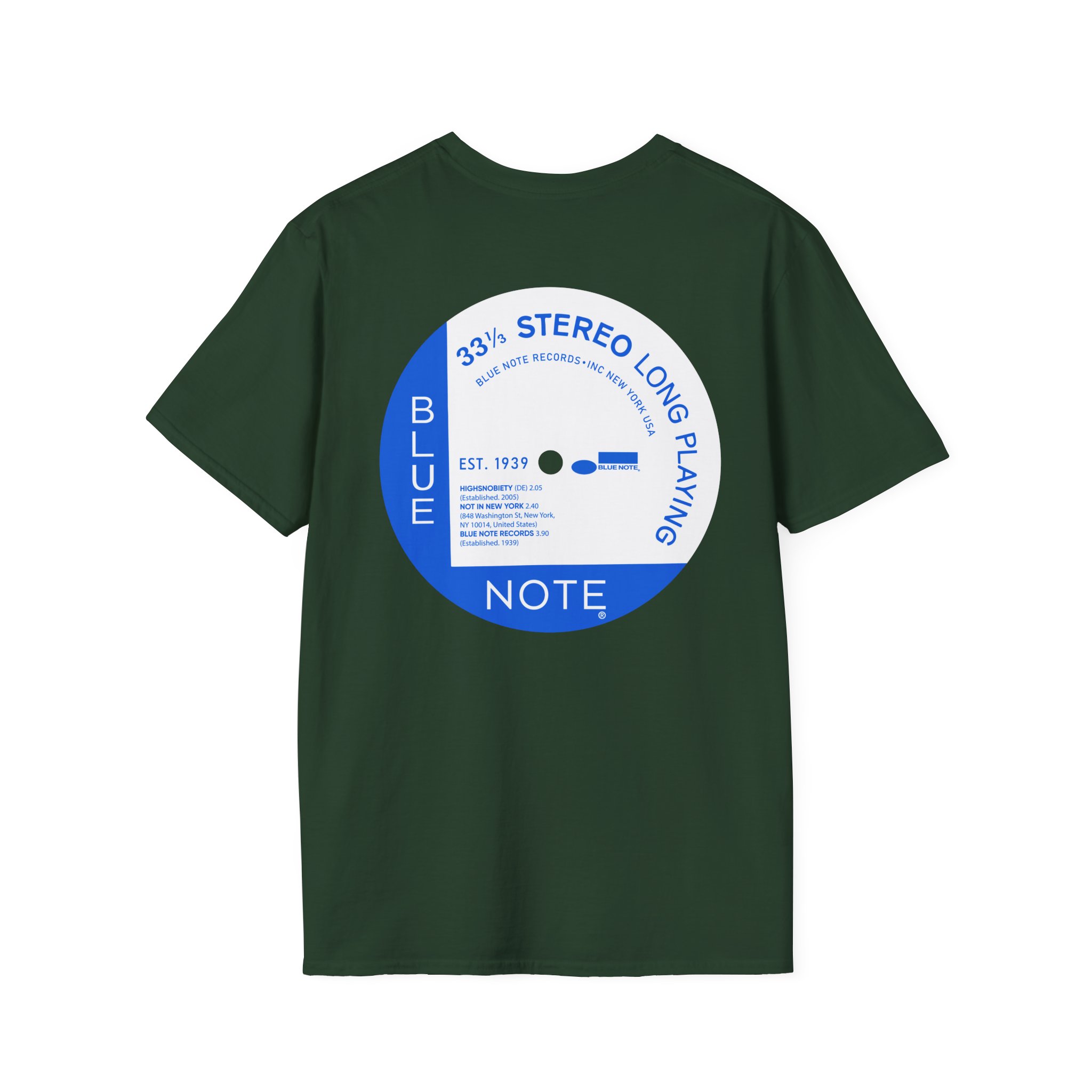 Blue Note X Highsnobiety Anniversary Unisex Softstyle T-Shirt