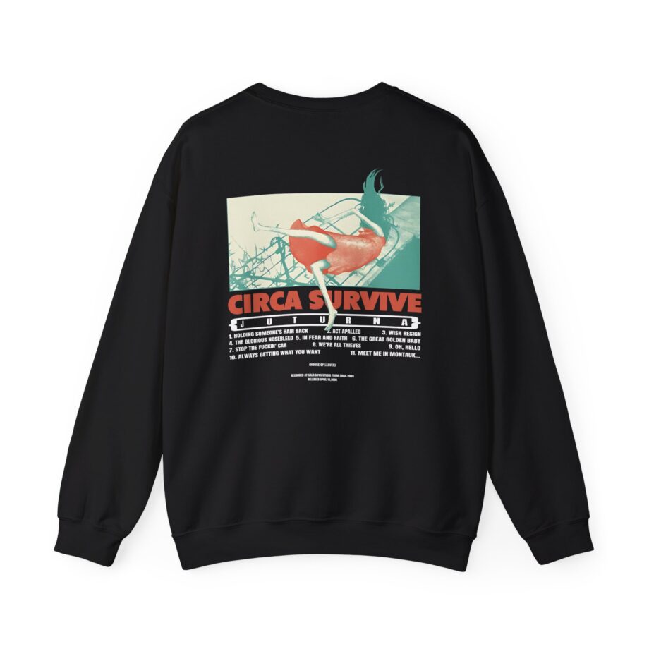 Circa Survive Juturna Tracklist Unisex Heavy Blend™ Crewneck Sweatshirt