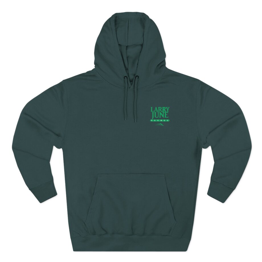 Larry June Three-Panel Fleece Hoodie