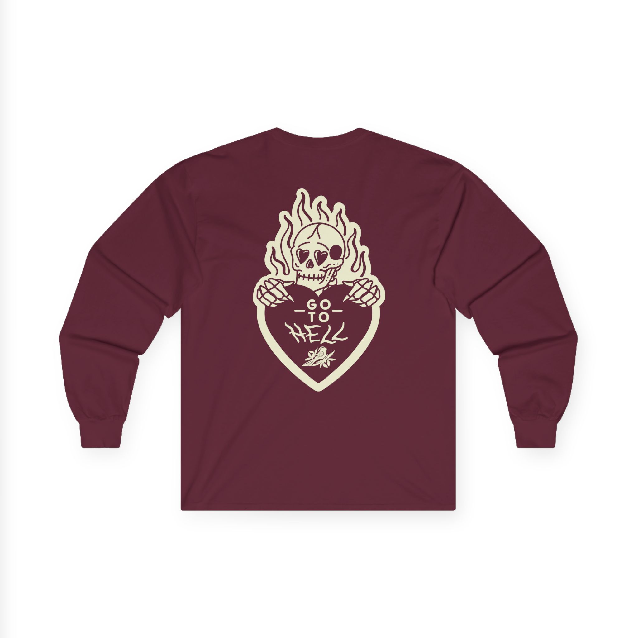 Bayside Go to Hell Unisex Ultra Cotton Long Sleeve Tee